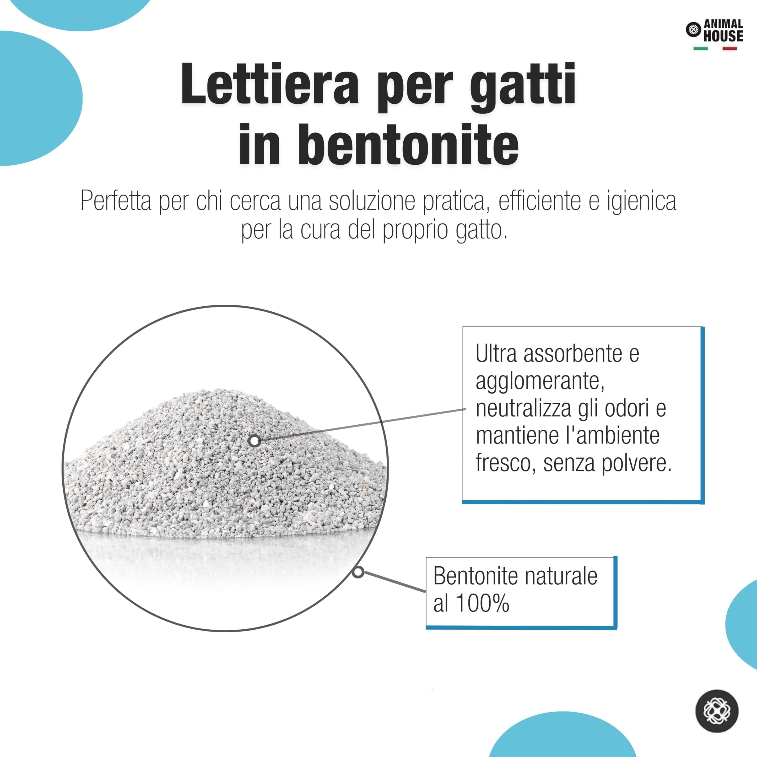 Lettiera Per Gatti Bentonite Con Carboni Attivi - Ultra Assorbente E Agglomerante, 6L - Foto 7