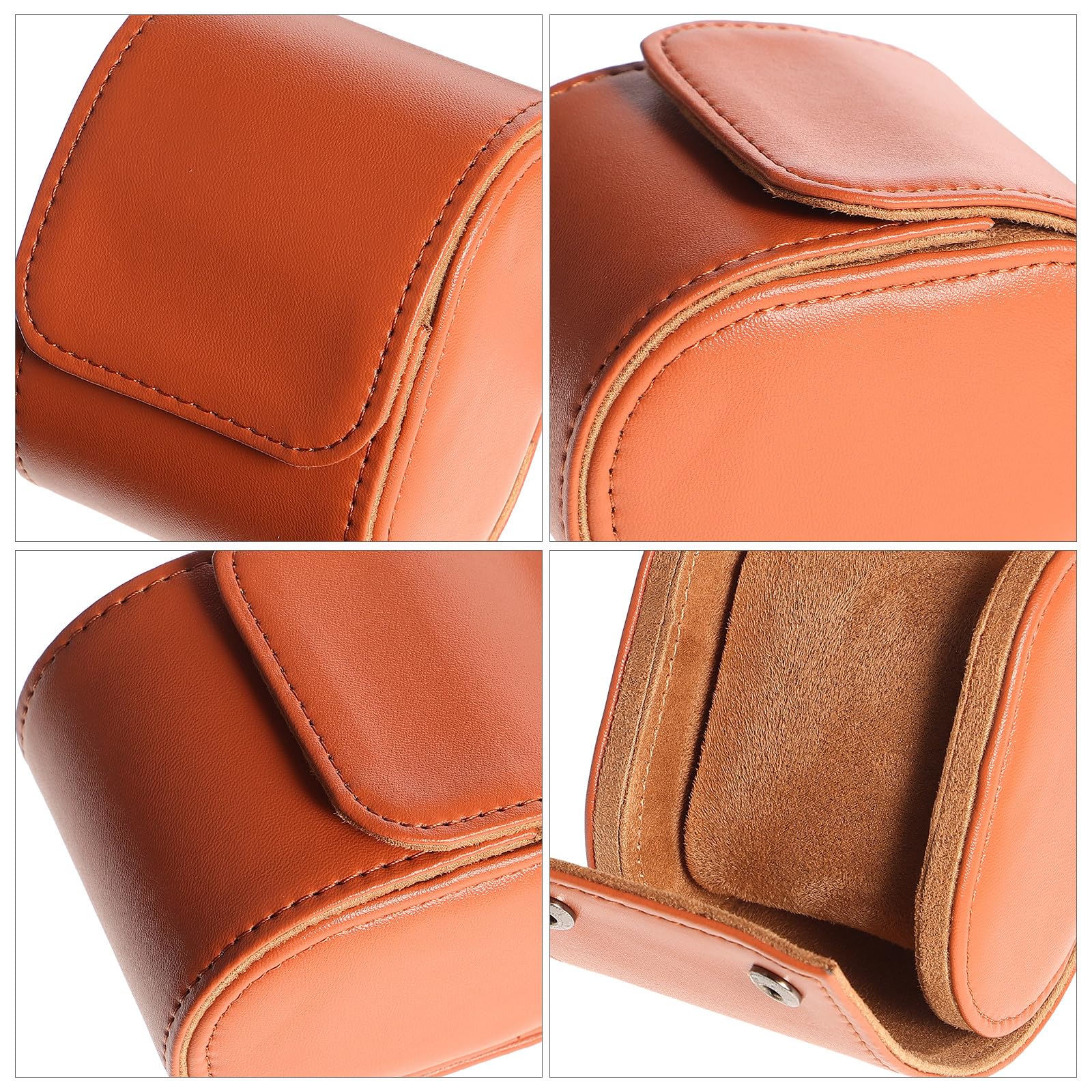 VILLCASE Estuche para Hombre Compras para Relojes y Viajes para Pu Ligero y Resistente que Protege contra Golpes y Rayaduras de Viaje Adecuado para Viajes y Compras al Aire Libre al Aire Libre