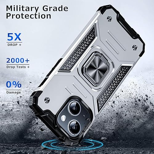 Miniatura 3 de Funda para Samsung Galaxy S20 FE 5G con soporte de anillo resistente de grado militar a prueba de golpes, híbrida resistente contra caídas, para