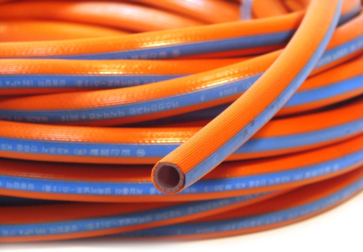 SMI 3/8" (10mm) LPG LNG Gas Propane Hose Pipe 25 FT 7.5 Metres Iron Braided Reinforced BBQ Camping