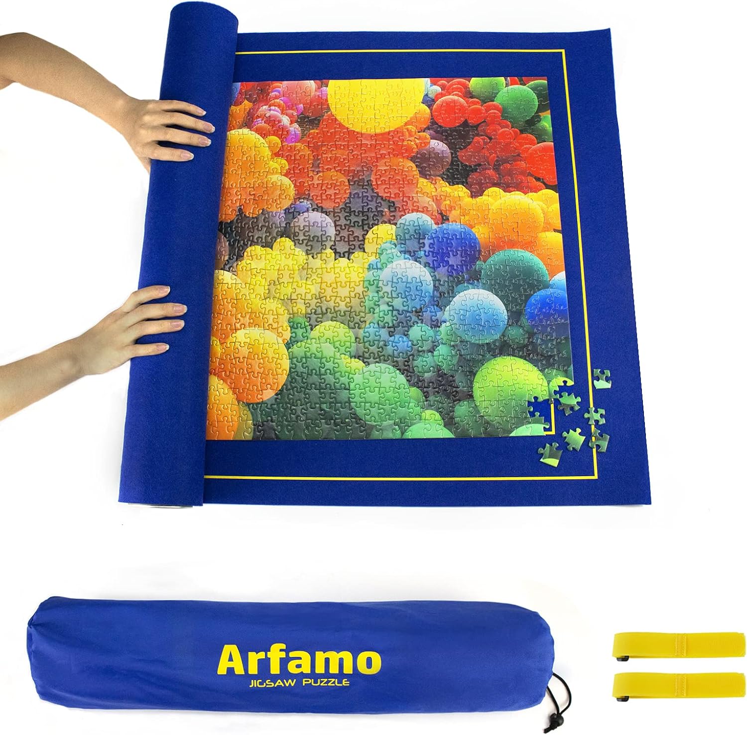 Arfamo Jigsaw Puzzle Roll Mat Puzzle Storage Puzzle Saver