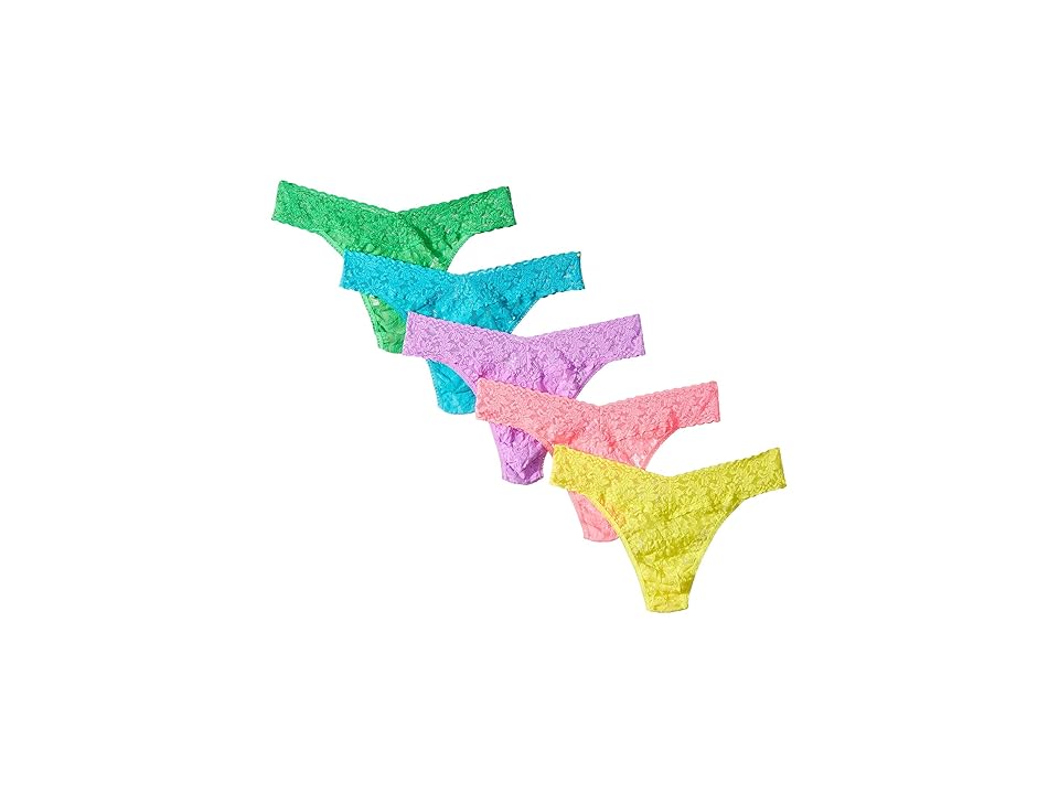 

Hanky Panky Original Rise Boxed 5-Pack Thongs (Brooklyn Heights) Women's Underwear