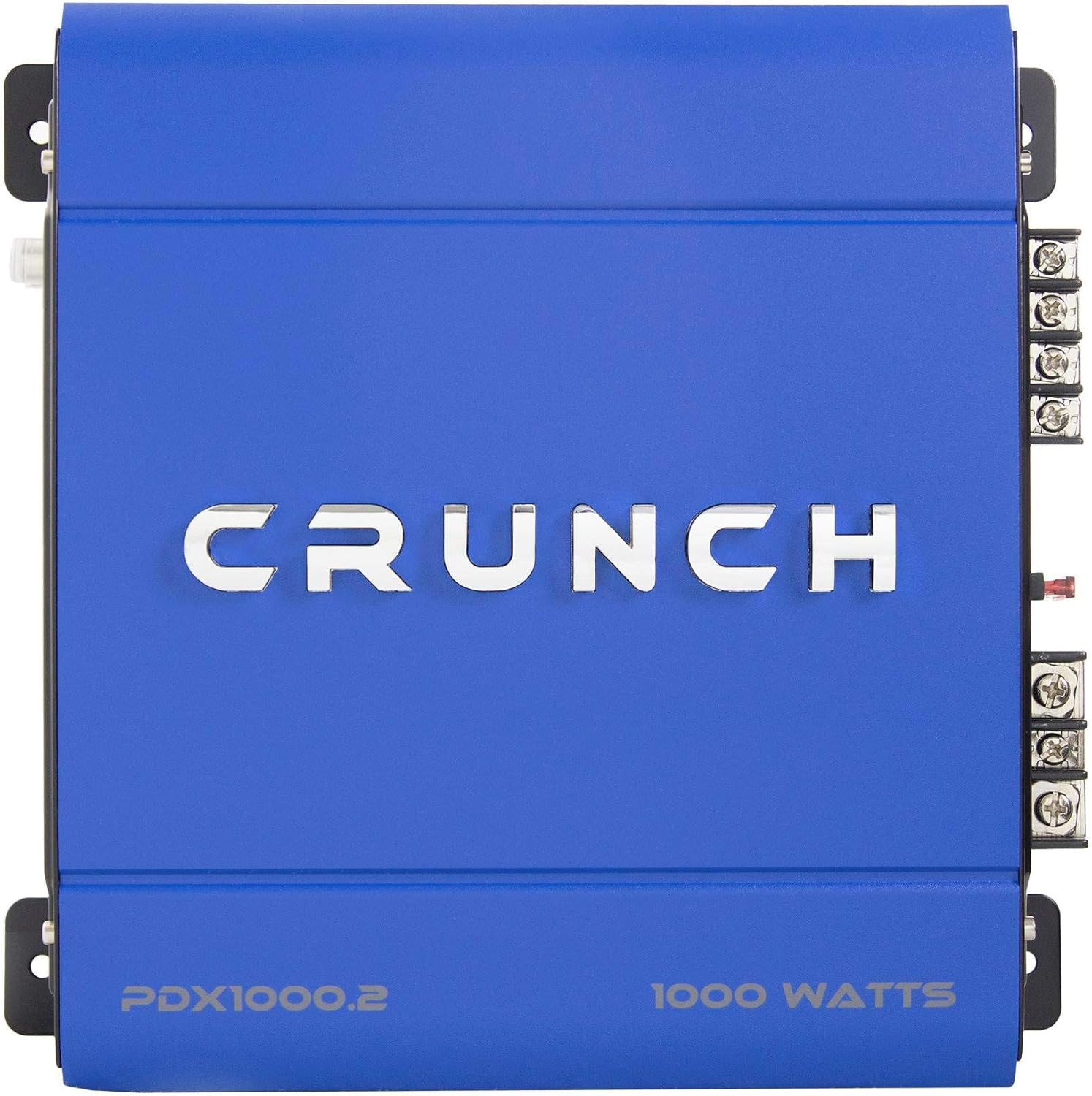 Crunch PowerDriveX 1000W 2 Channel Blue A/B Car Amplifier + 4-Gauge Wiring Kit