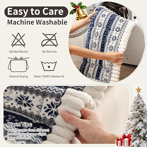 Miniatura 8 de Funda cálida de felpa para sofá, funda de sofá para mascotas para sofás de 3 plazas, fundas de sofá lavables para mascotas, fundas antideslizantes