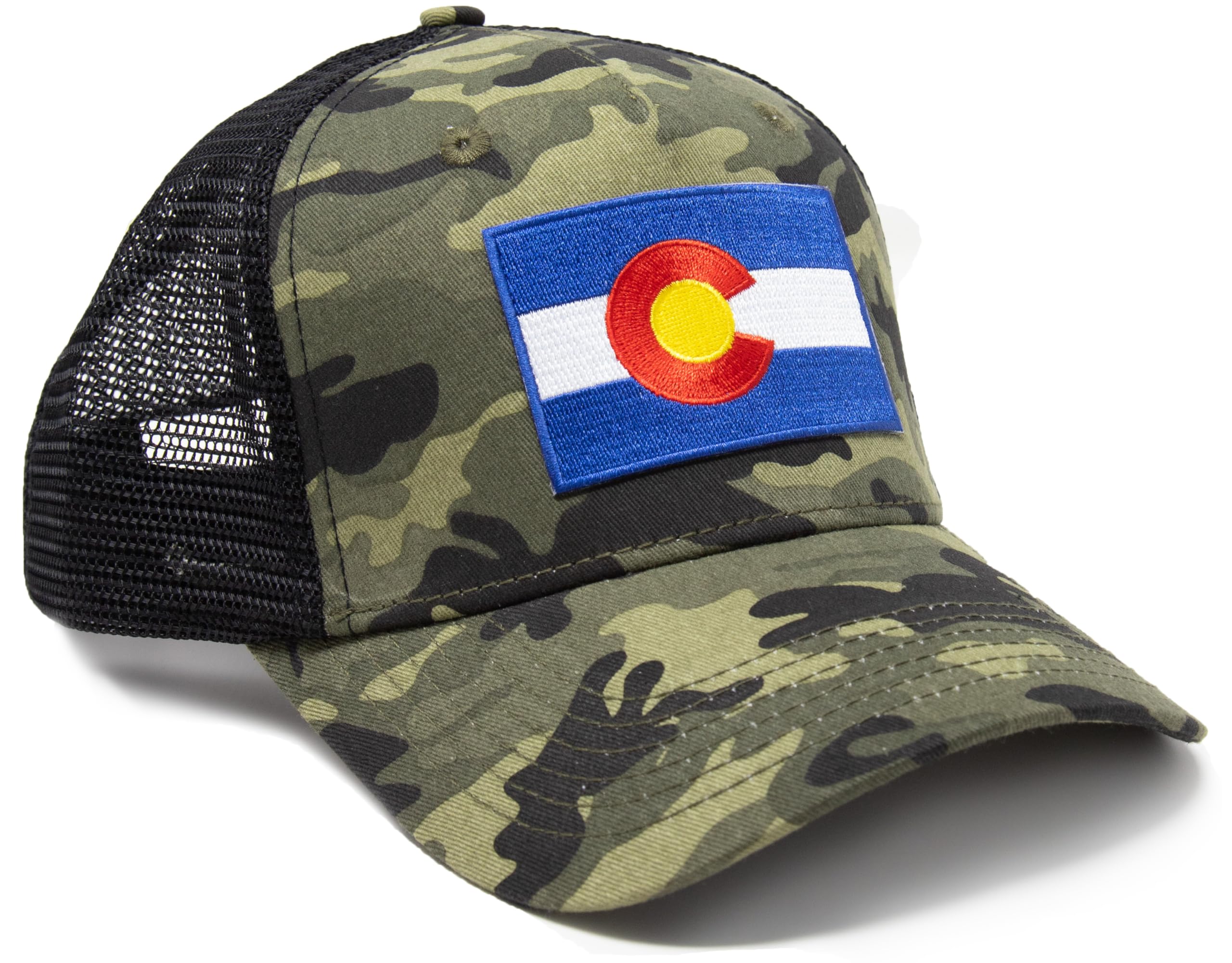 International Tie State Hat for Men and Women, Adjustable Snapback Trucker Baseball Cap with Embroidered Patch