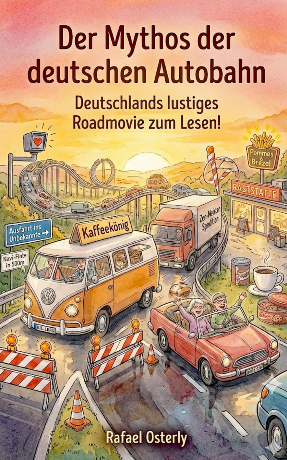 Der Mythos der deutschen Autobahn: Deutschlands lustiges Roadmovie zum Lesen!
