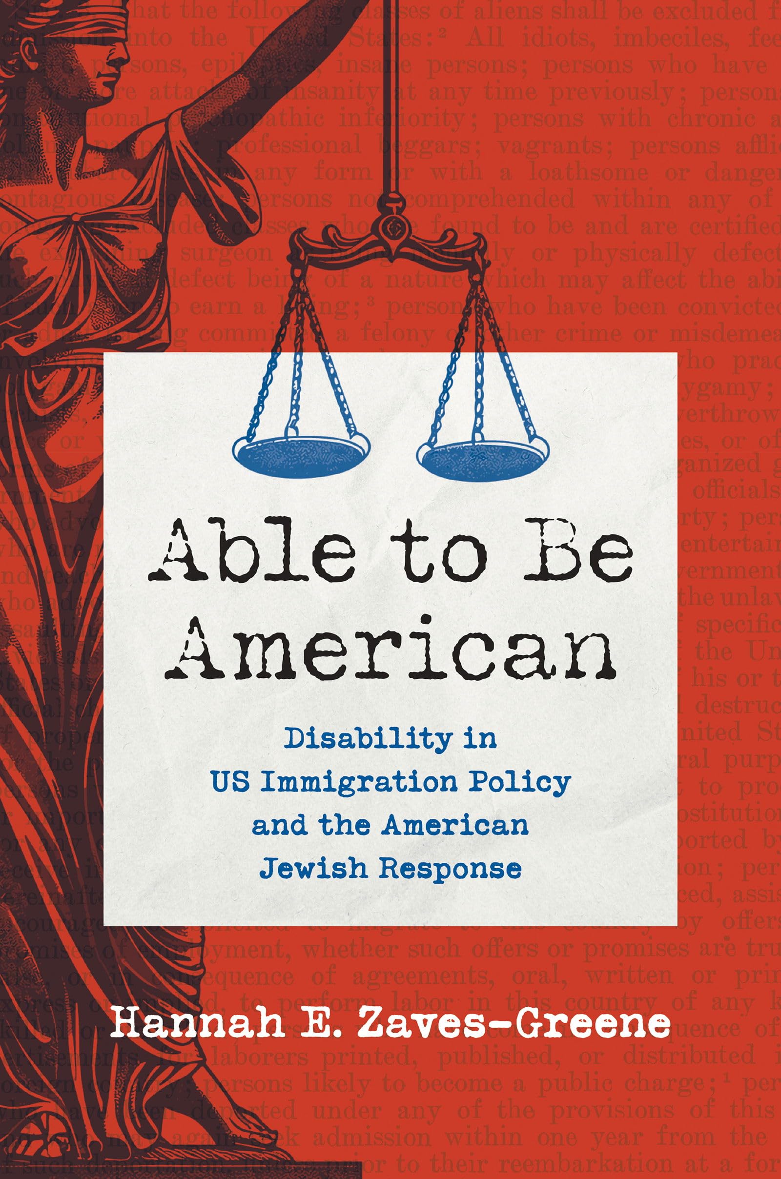 Able to Be American: Disability in US Immigration Policy and the American Jewish Response