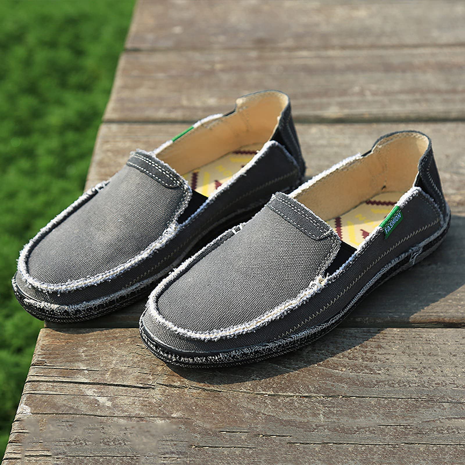 2022 Moda Uomo Scarpe di Tela Mocassini Scarpe Comfort Slip on Scarpe Casual Piatte Scarpe Piselli Scarpe da Guida Scarpe da Barca