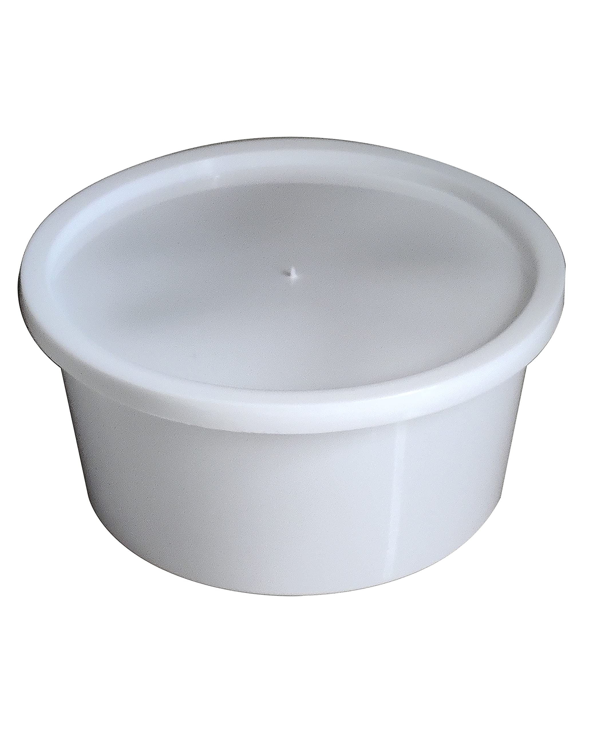 Plastic food Containers Round with lid for Food Storage 500ml (Pack of 25) Microwave Safe,Kitchen Storage,Reusable Plastic containers for Food delivery,Fridge Storage