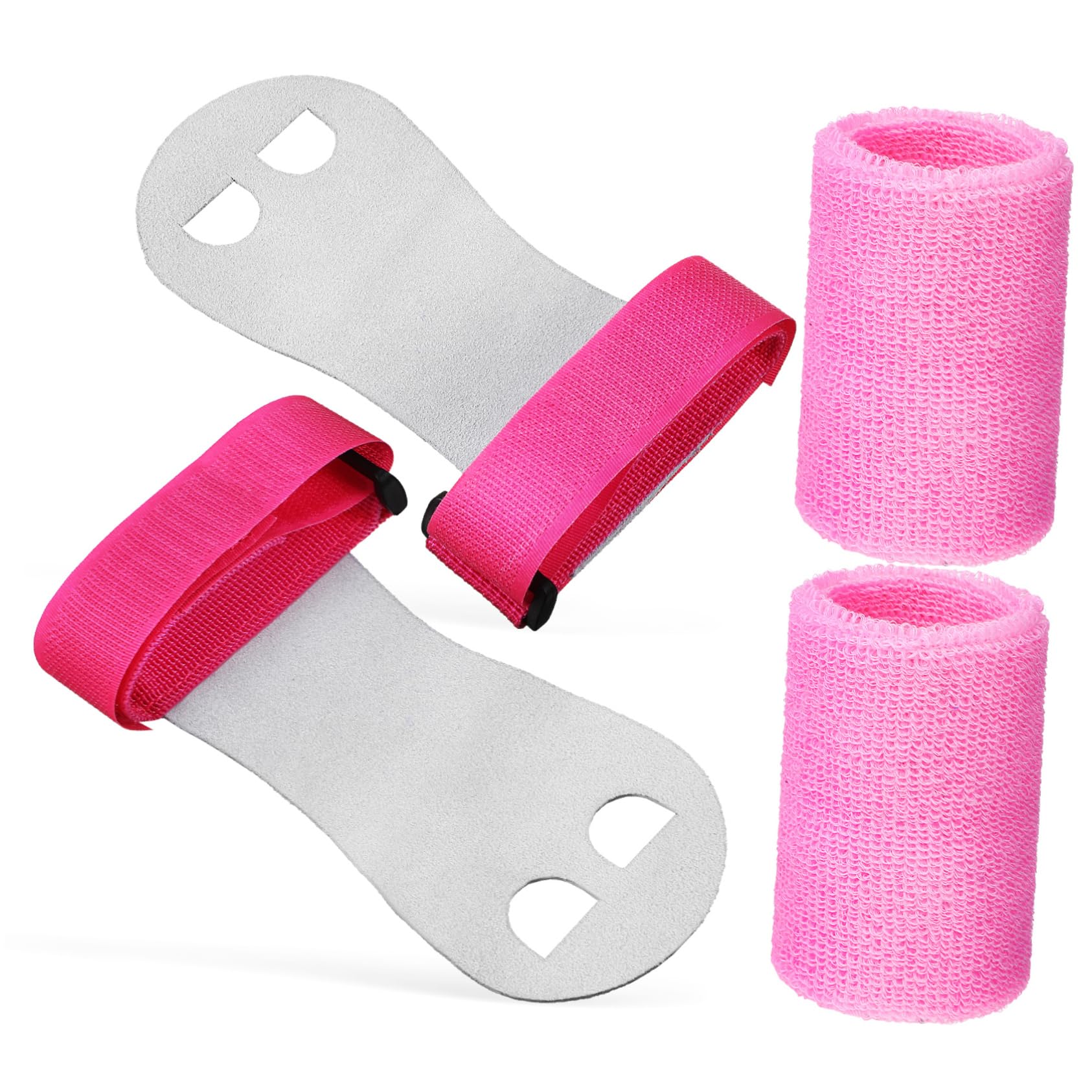 balacoo Hand Strengthening Gymnastics Wrist Wraps Palm Protectors Elastic Bar Grips for Kids Youth Adults Workout Equipment