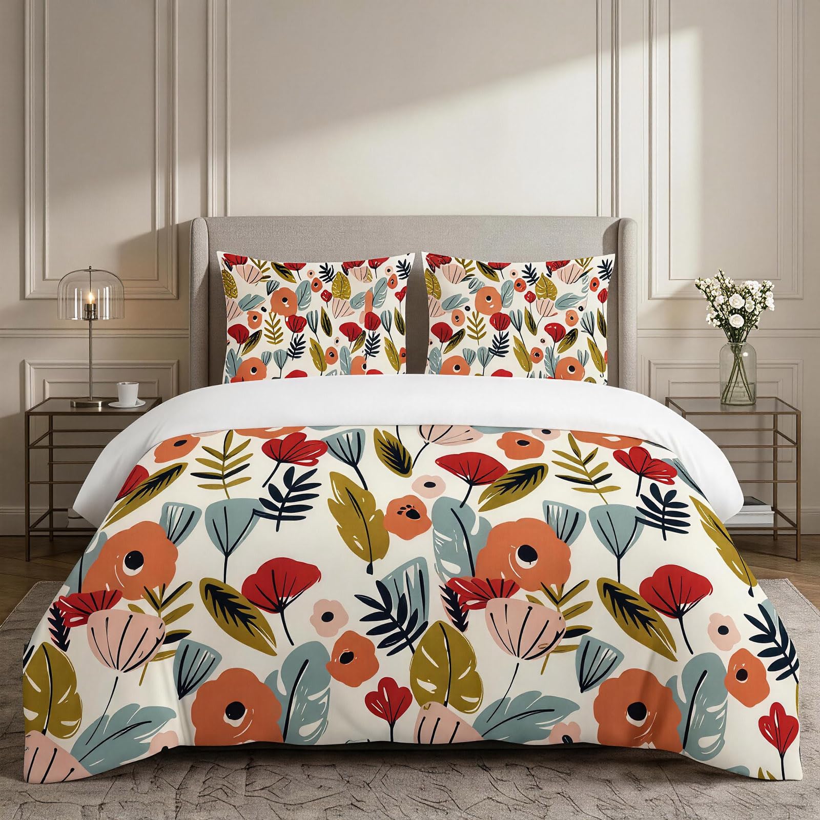 Housse de couette impression 3D originale en microfibre thermorégulatrice