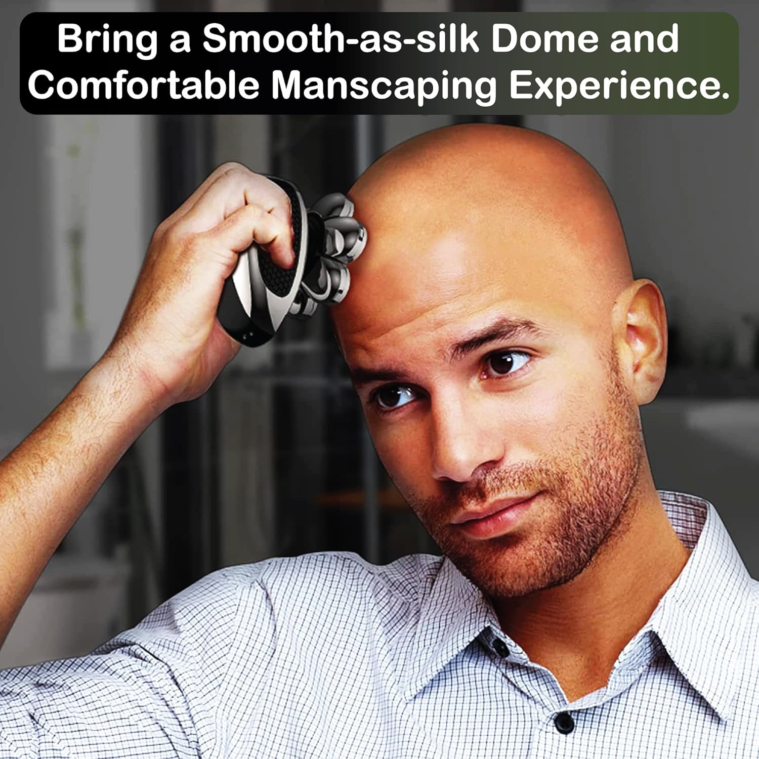 Head Shavers for Bald Men - Upgraded Detachable Men's Electric shavers - IPX6 Waterproof Electric Razor for Men - 7D LED Display Rechargeable Grooming Kit with Type-C Charge - Image 3