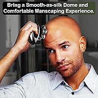 Vista 3 de Head Shavers for Bald Men - Upgraded Detachable Men's Electric shavers - IPX6 Waterproof Electric Razor for Men - 7D LED Display Rechargeable