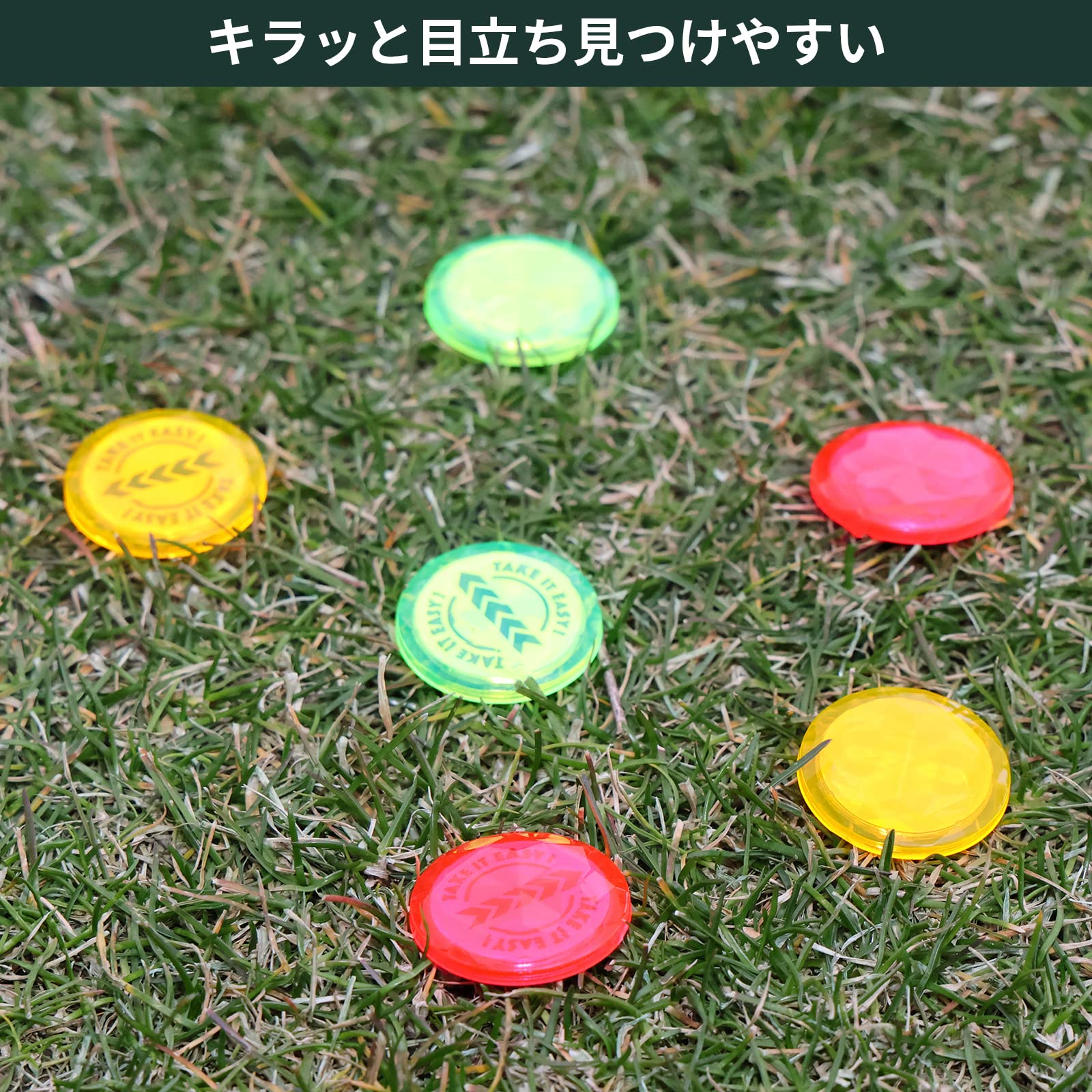 Amazon | Tabata(タバタ) ゴルフマーカー ゴルフラウンド用品 マーカー