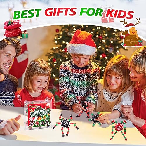 Miniatura 61 de Fidget Spinners transformables de 32 piezas para niños y adultos, juguetes sensoriales para aliviar el estrés para niños y niñas, juguetes