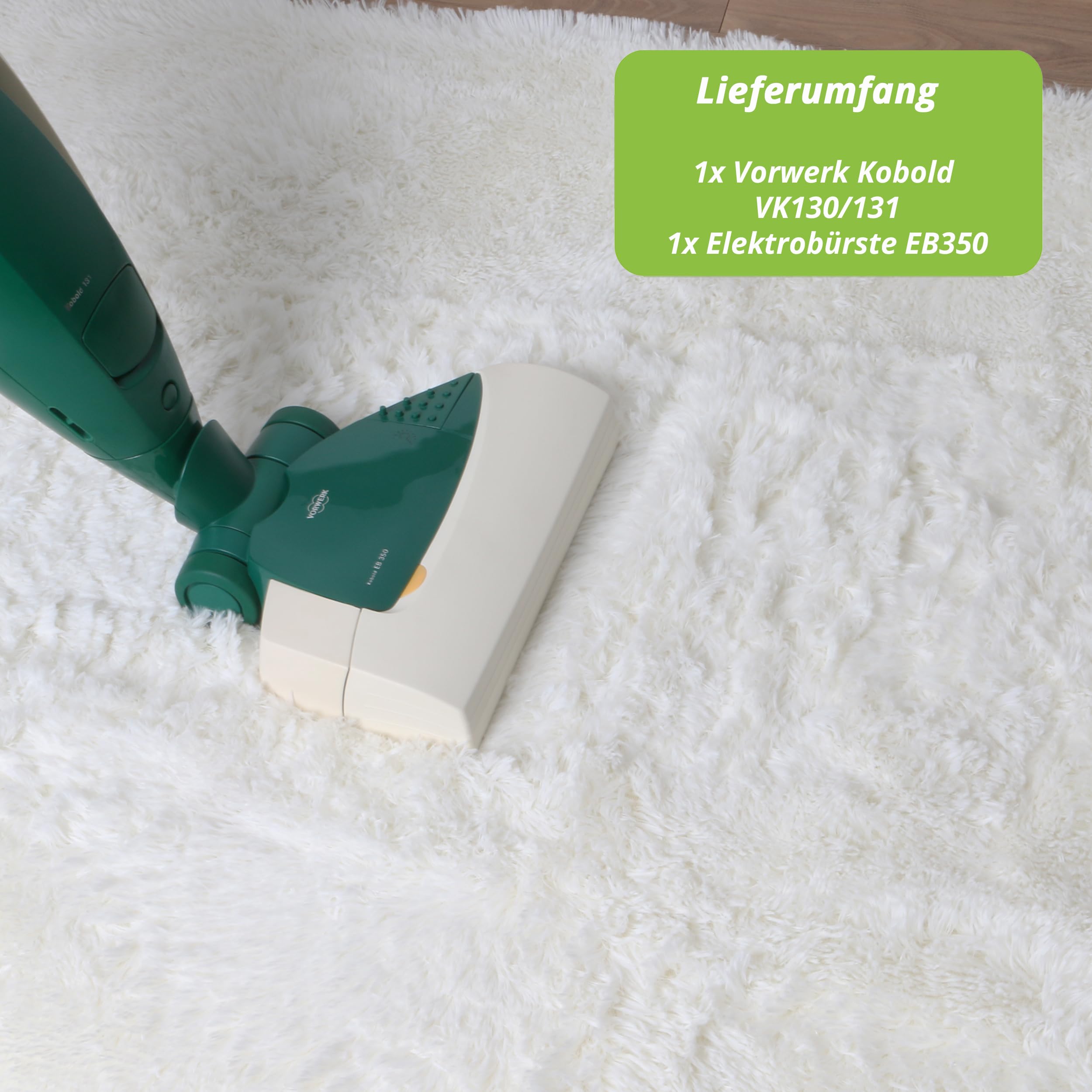 Vorwerk Kobold VK 131 + Elektrobürste EB350 mit 2 Jahren Garantie (Generalüberholt)
