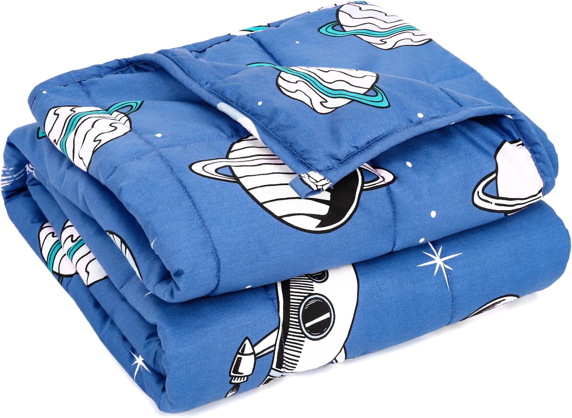 TILLYOUKid's Weighted Blankets, Fits Babies，Animal Navy Blue，36 * 48"(5pound)