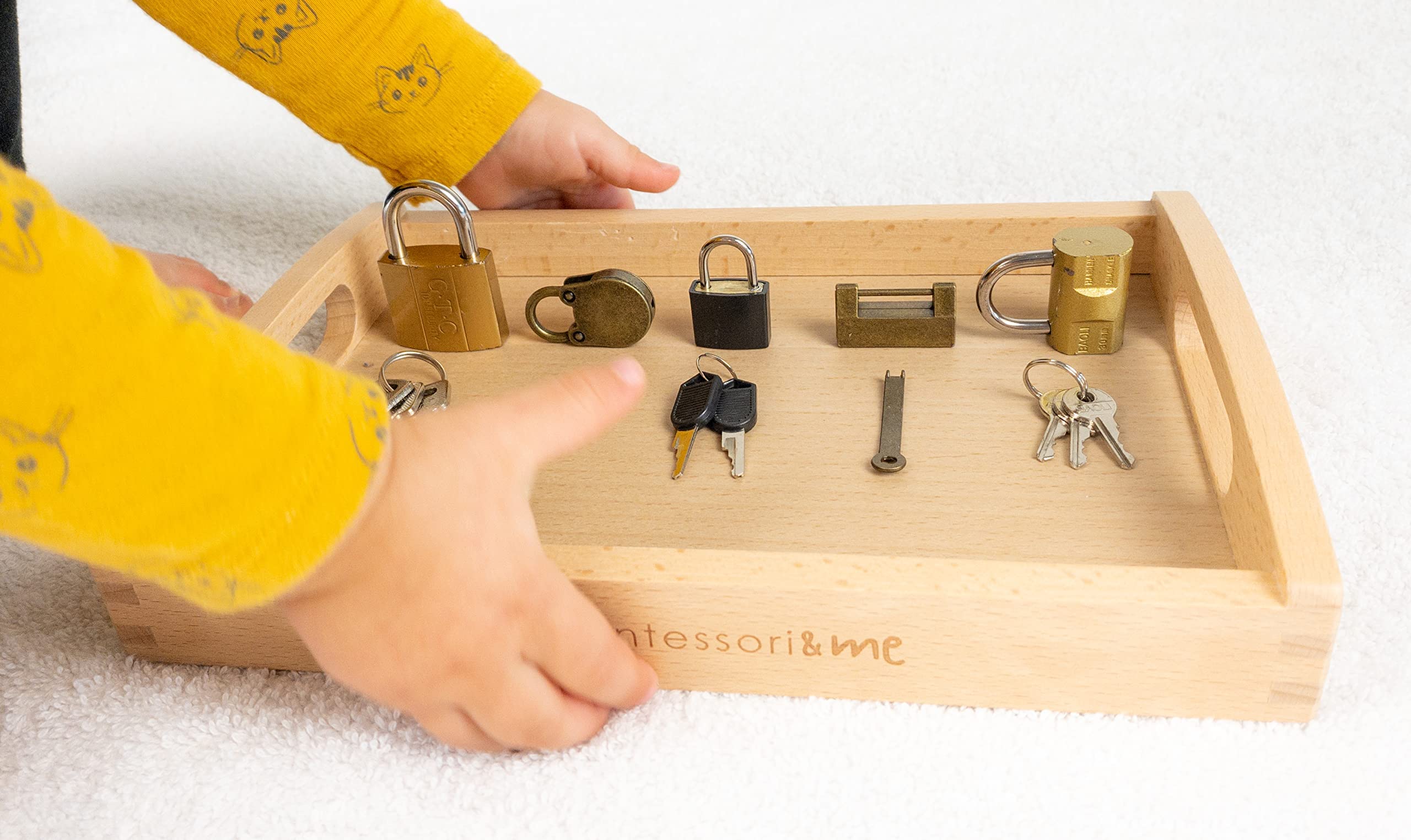 Montessori Lock and Key Toy Set Lock Set Keys for Kids Montessori