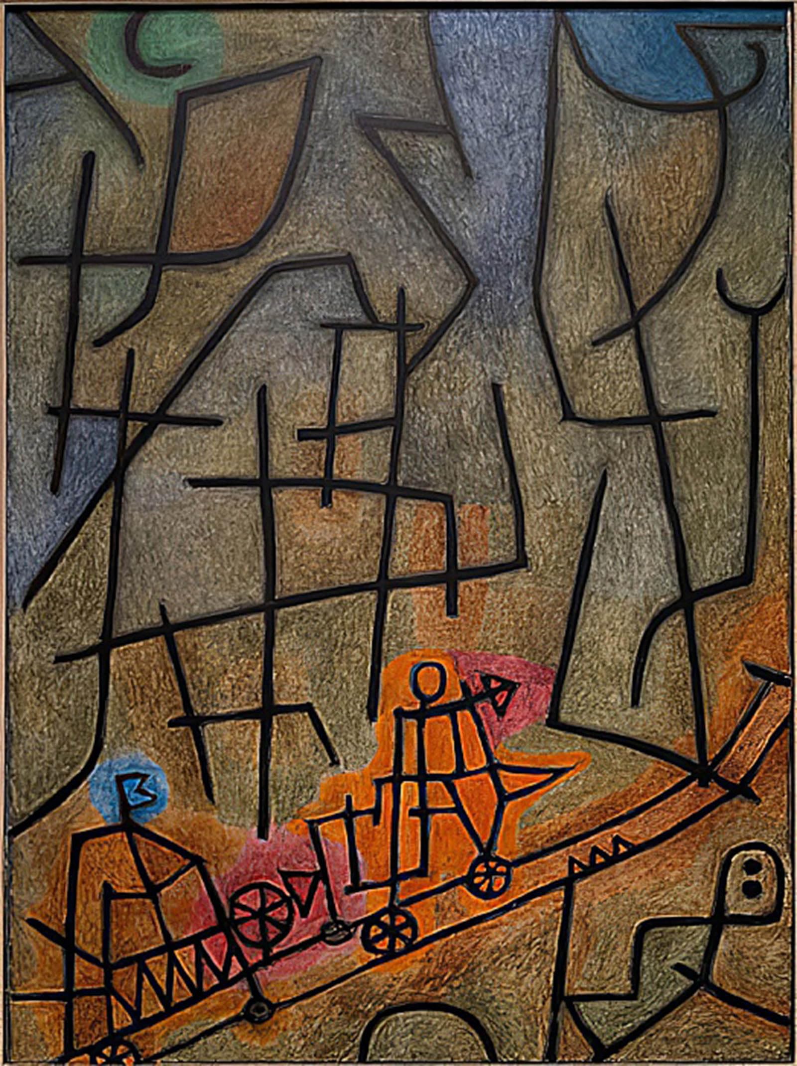 Cuadro abstracto de Paul Klee para transformar el ambiente de tu hogar con arte 5