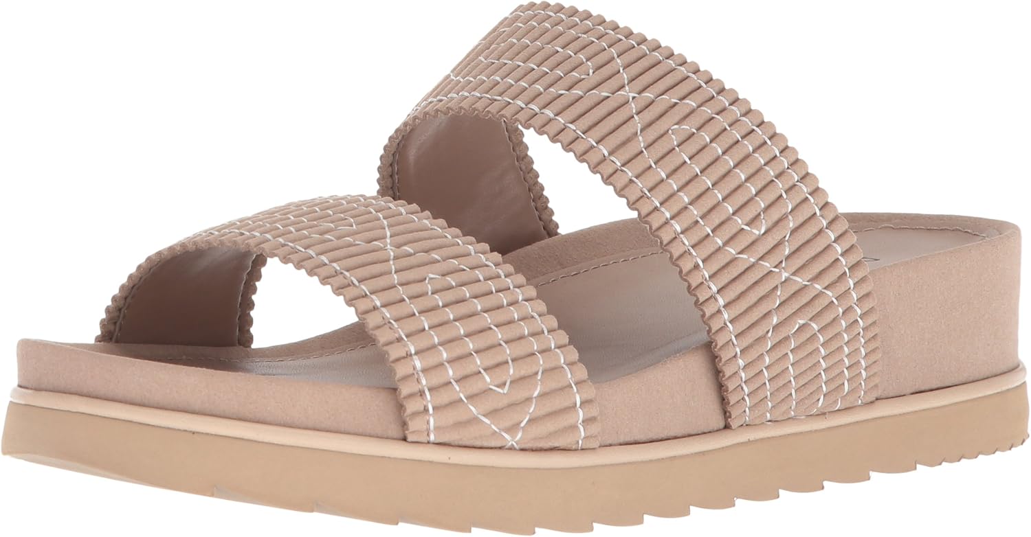 Donald Pliner Women's CAIT Slide Sandal, Almond, 11 Medium US