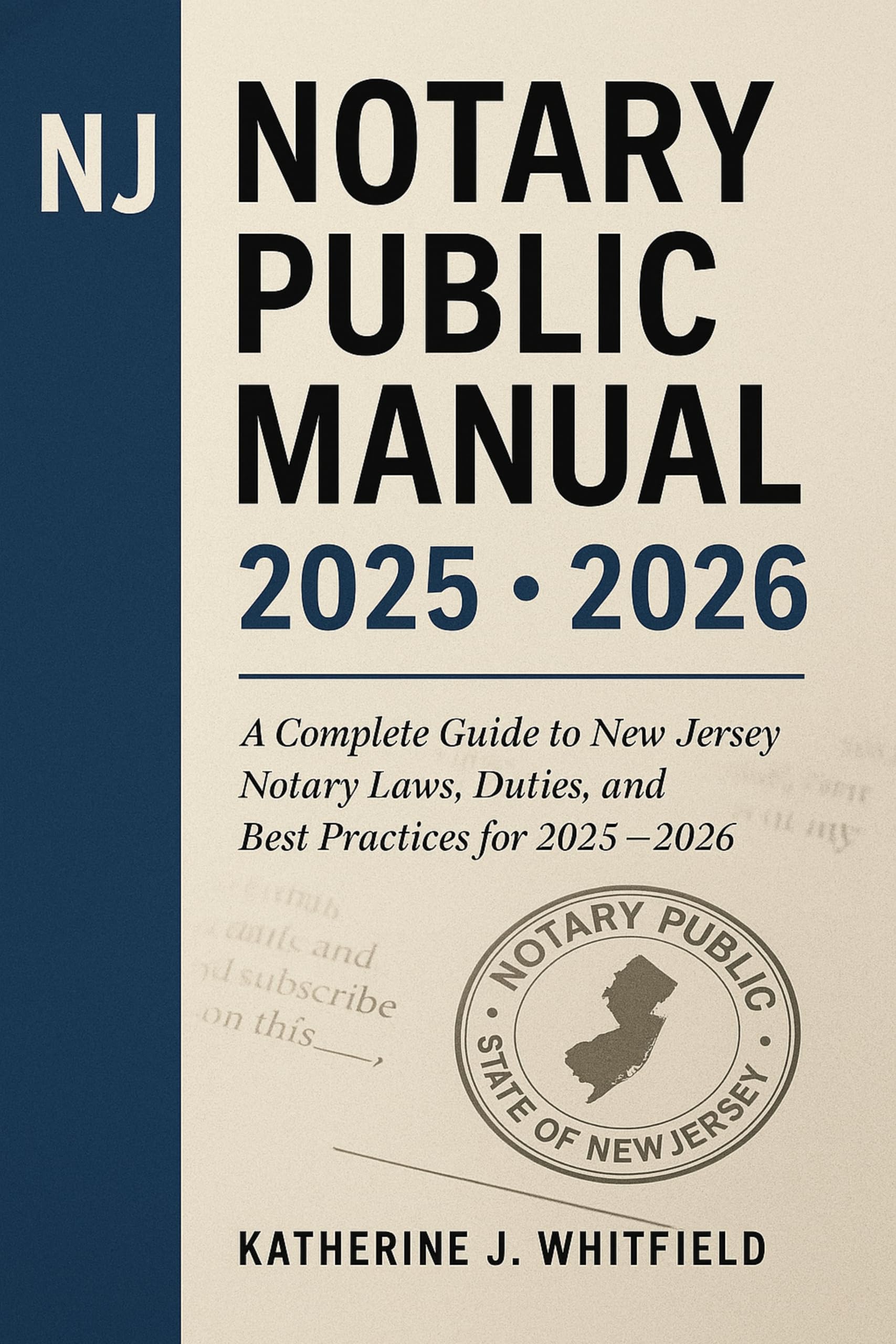 The NJ Notary Public Manual 2025 - 2026: A Complete Guide to New Jersey Notary Laws, Duties, and Best Practices for 2025 – 2026