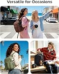 BAGSMART Puffy Camera Backpack, Camera Bags for Photographers, DSLR/SLR Mirrorless Photography Camera Case
