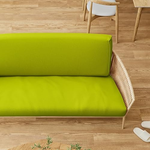 Miniatura 5 de MoNiBloom Funda elástica para futón individual, sin brazos, funda para sofá sin brazos, protector de muebles, funda lavable con cremallera para