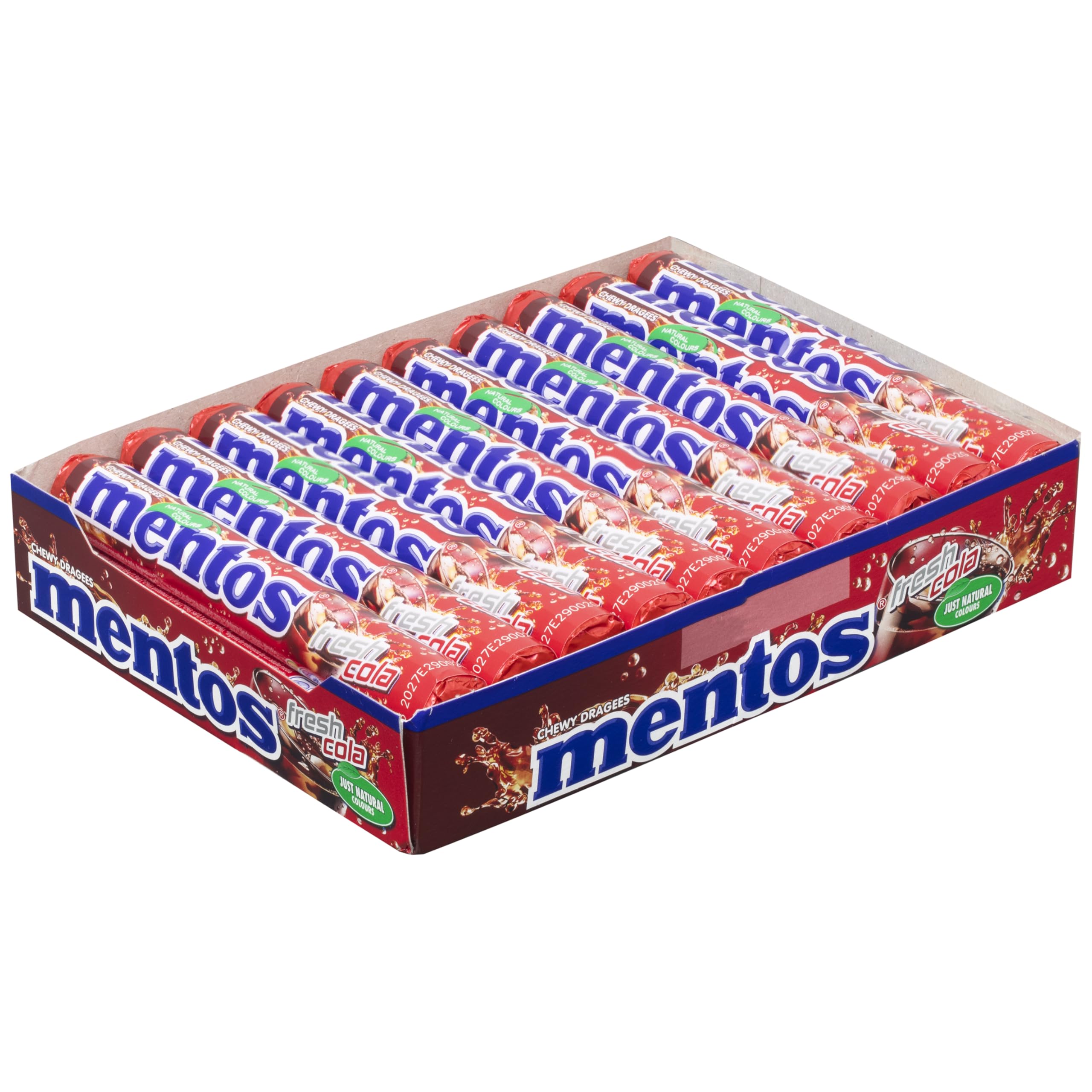 Mentos Cola Caramelo Masticable 20 x 38 g 760 g