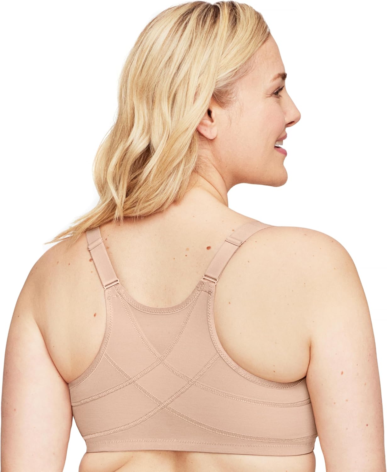 Glamorise Womens Posture Back Wonderwire Bra Underwire 9265 - Image 8