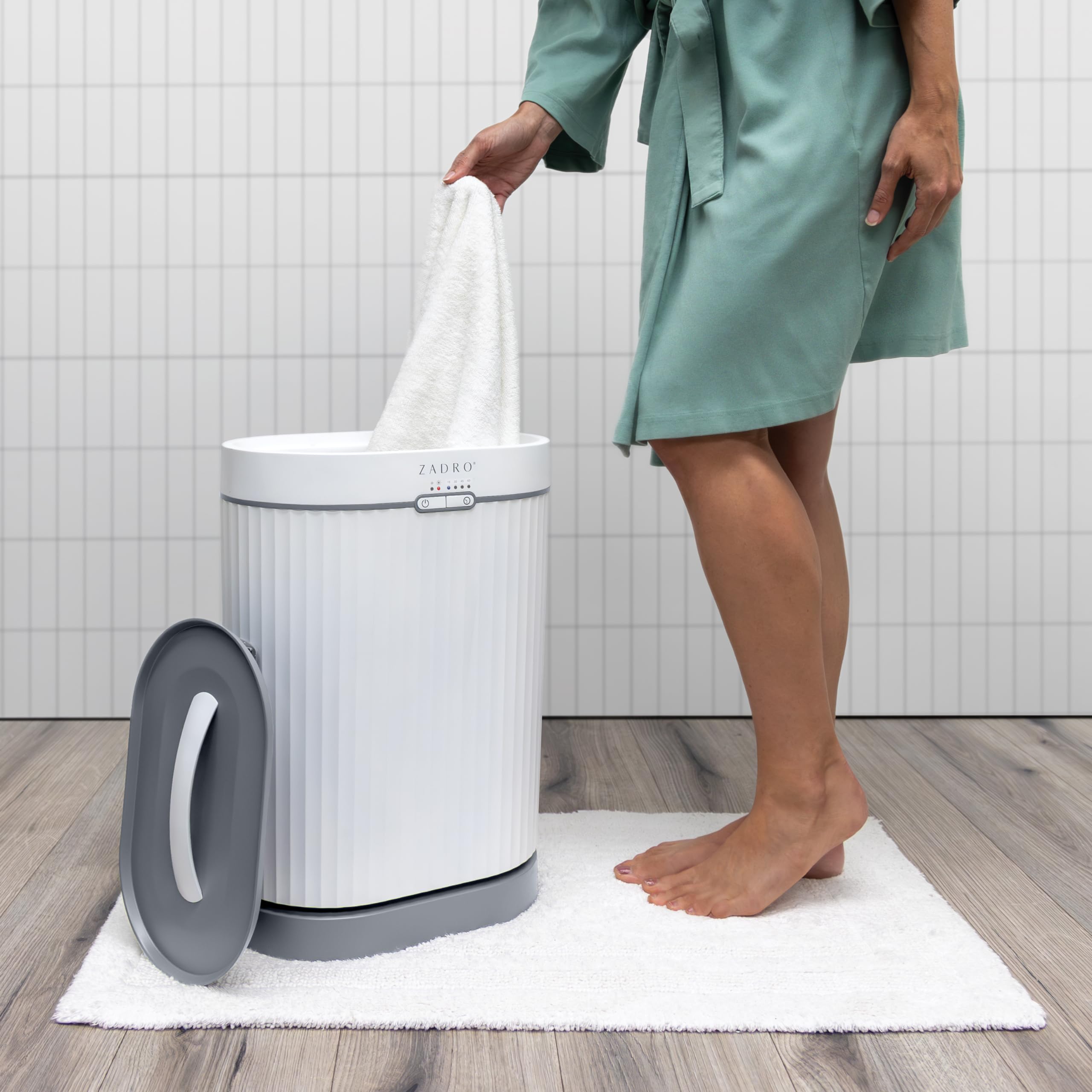 Amazon.com: Zadro 19 Liter Capacity Fluted Towel Warmer Bucket