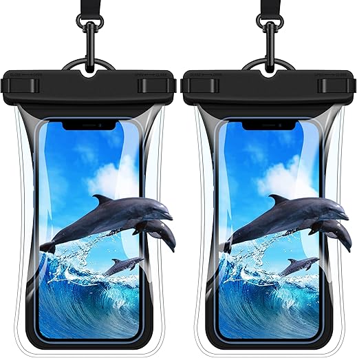 Mohard Custodia Impermeabile Smartphone Galleggiante, [2 Pezzi] Universale IPX8 Cover Subacquea per...