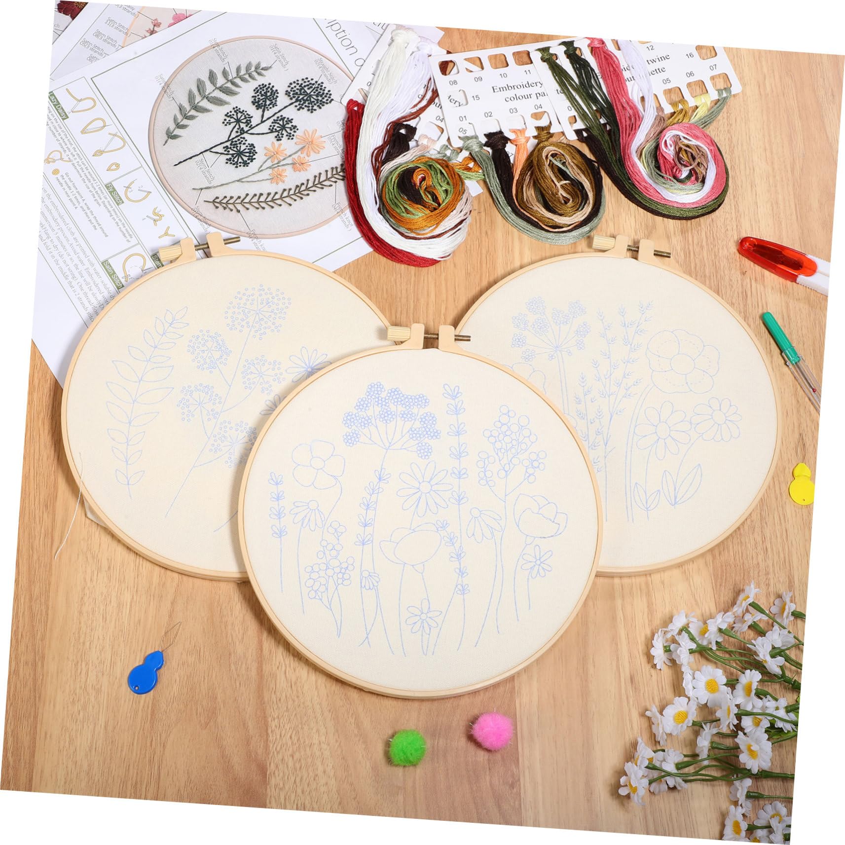UTHCLO Kit de Bordado para Principiantes para Adultos, 1 Juego