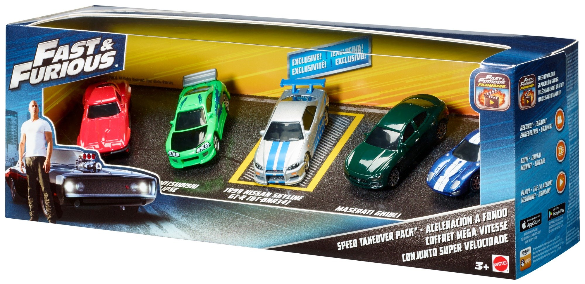 Fast & Furious Speed Takeover Pack Vehicle, 5 Pack : Amazon.sg: Toys