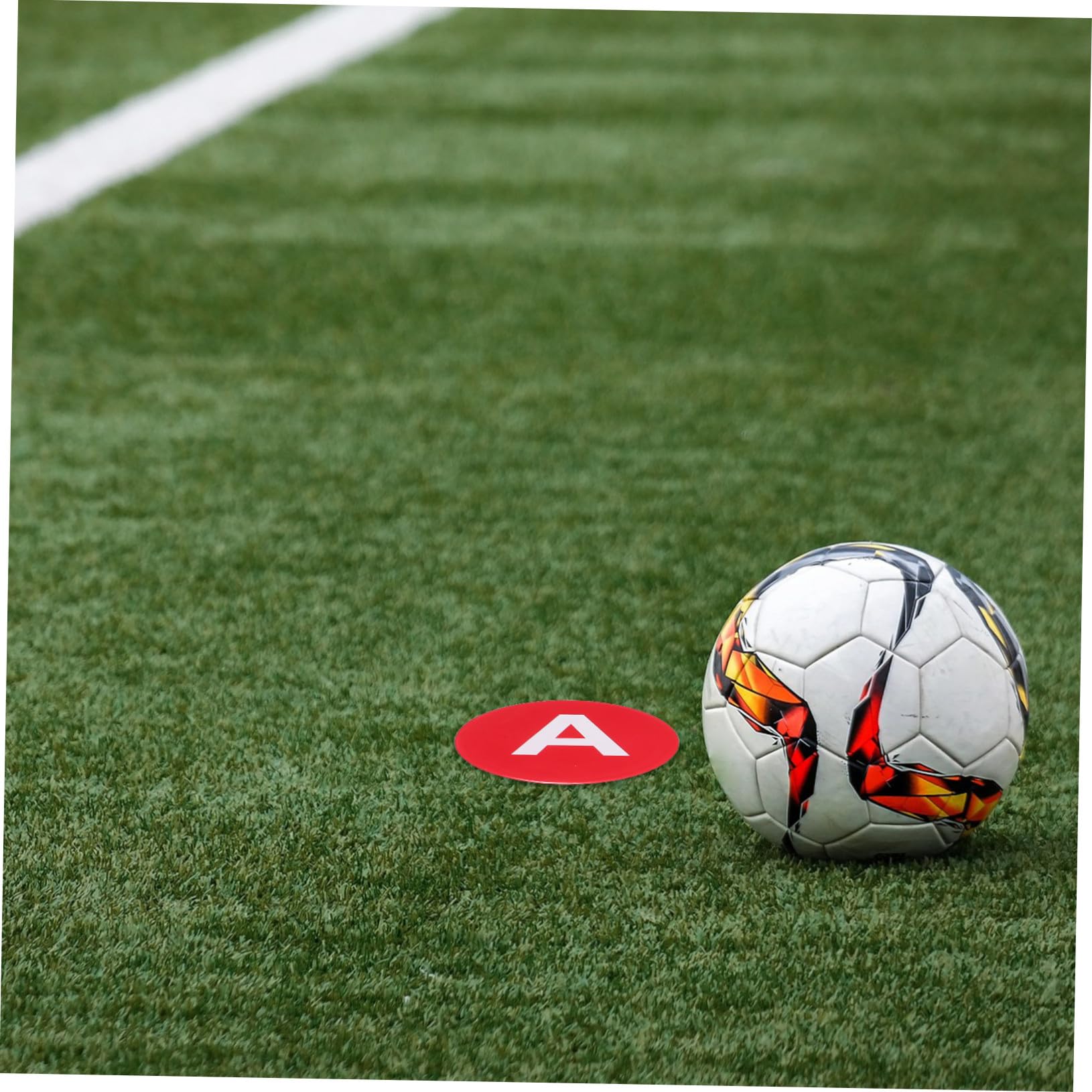 Toddmomy 9pezzi Dischi Logo Lettere per Allenamento Calcio Indicatori Visibili per Esercizi di Agilità Attrezzatura Sportiva per Allenatori e Giochi di Gruppo