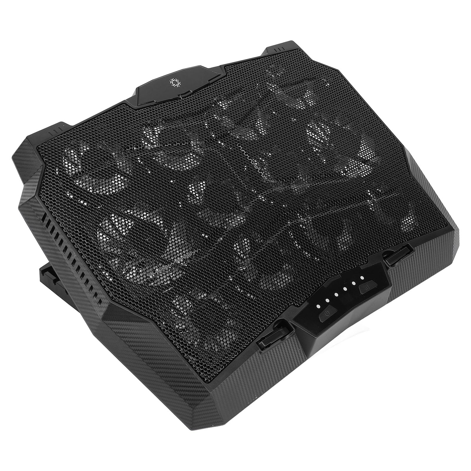 Pad di Raffreddamento per Laptop Ad Alta velocità con 12 Ventole in Altezza Regolabile per Supporto Portatile Leggero per Ufficio Domestico