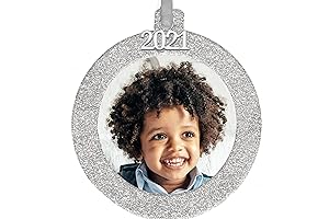 2021 Magnetic Floating Christmas Picture Frame Ball Ornament