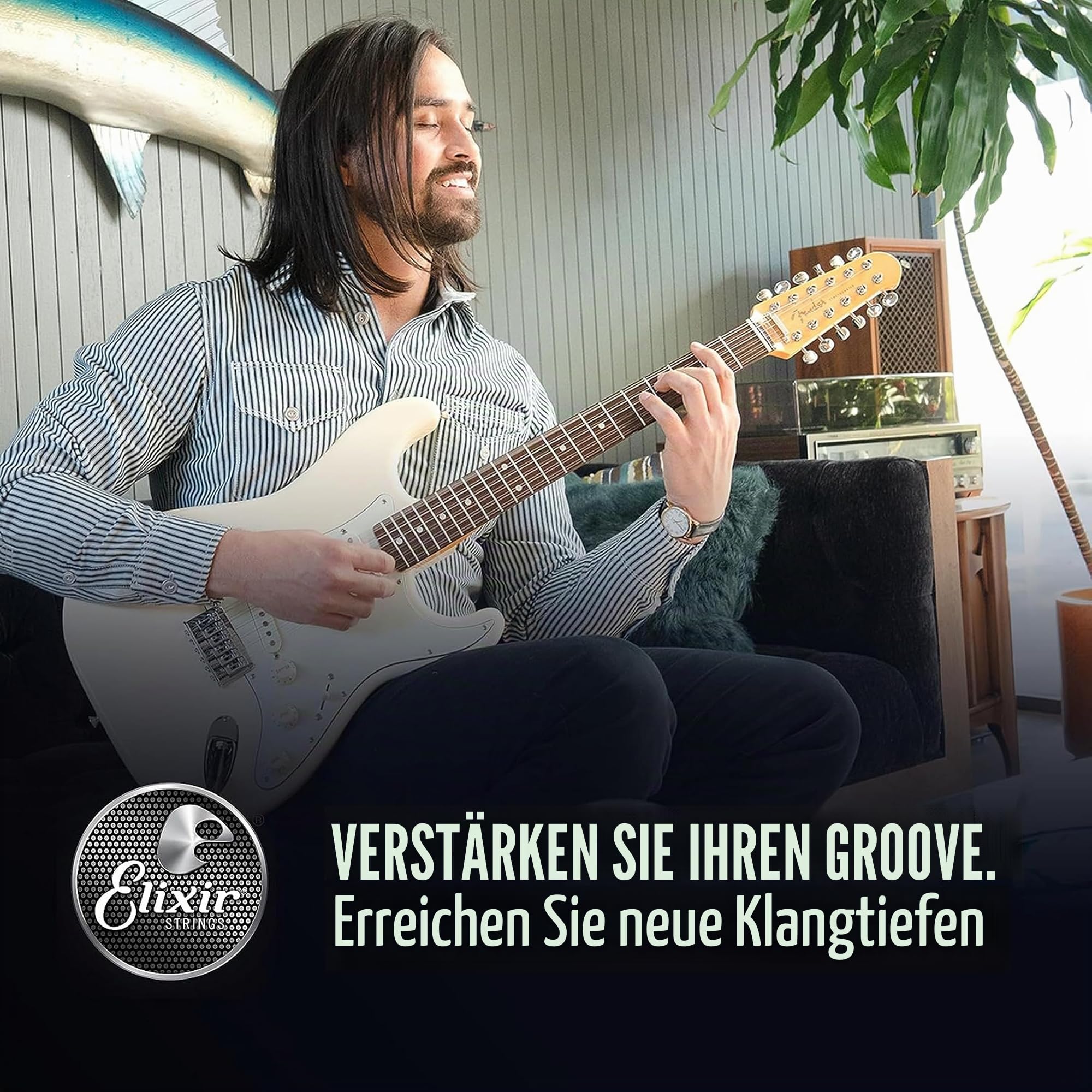 Elixir Strings – vernickelte Stahlsaiten für E-Gitarre mit NANOWEB-Beschichtung – Elixir-Saiten für E-Gitarre – 3er-Pack, Light 10–46