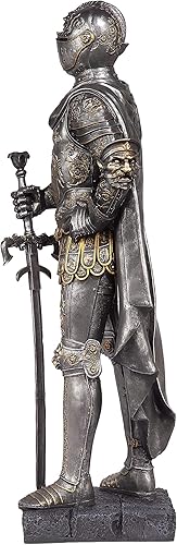 Miniatura 2 de Design Toscano, réplica de escultura en dos tonos, guardia del rey en media escala