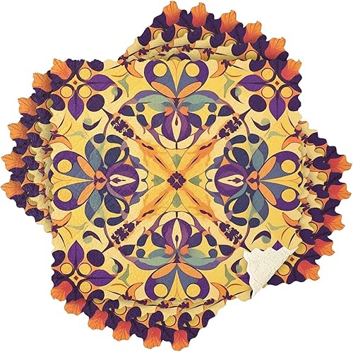 Miniatura 8 de Decorative Painting Purple Yellow Kitchen Towels Microfiber Reusable Tea Towel Set Kitchen Towels Absorbent Cotton Christmas Kitchen Hand Towels