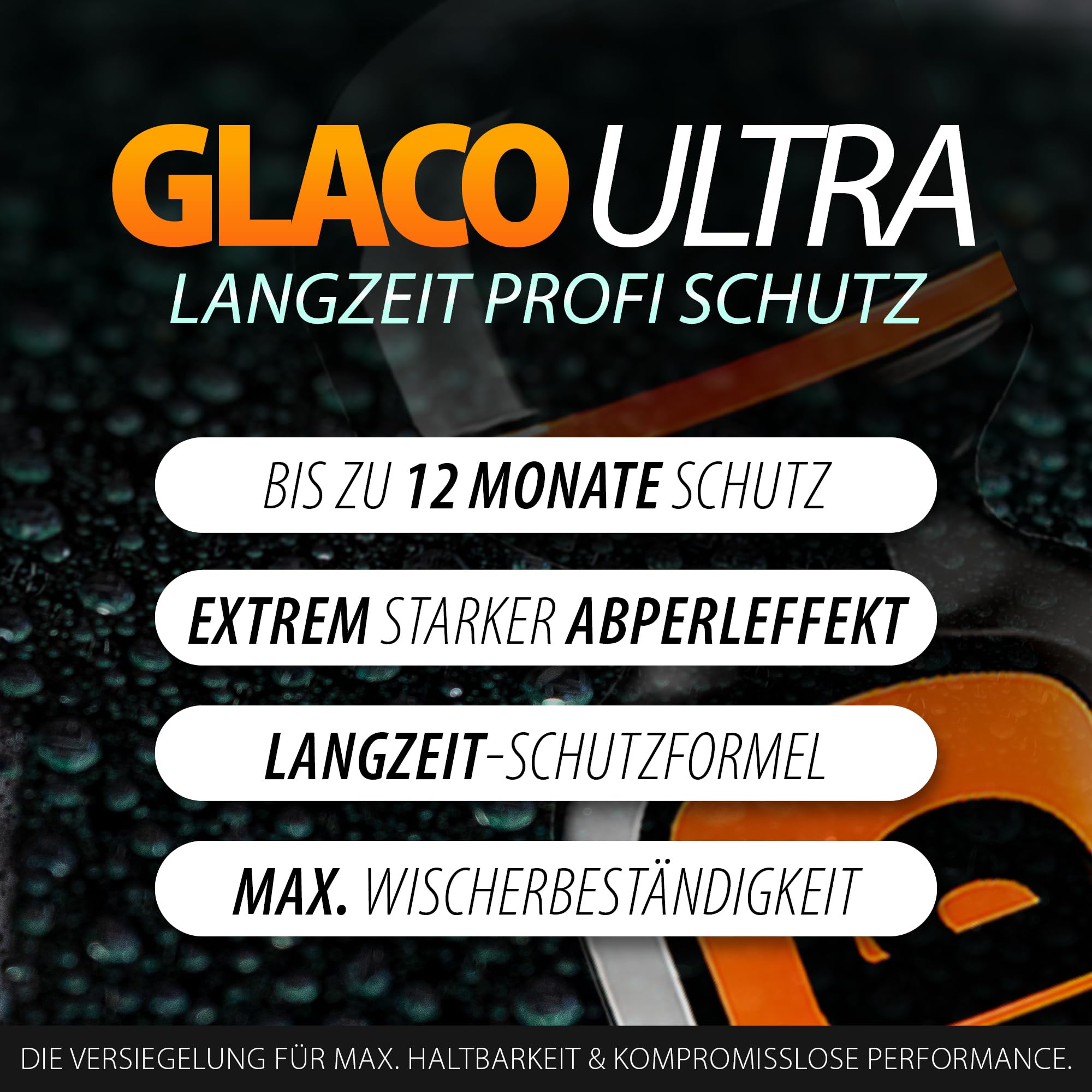 Auto Scheibenversiegelung Set | Soft99 Glaco Glass Compound Roll On Tiefenreiniger + Ultra Glaco Versiegelung | effizienter Regenabweiser für Autoscheiben bis zu 12 Monate | Nano Glasversiegelung