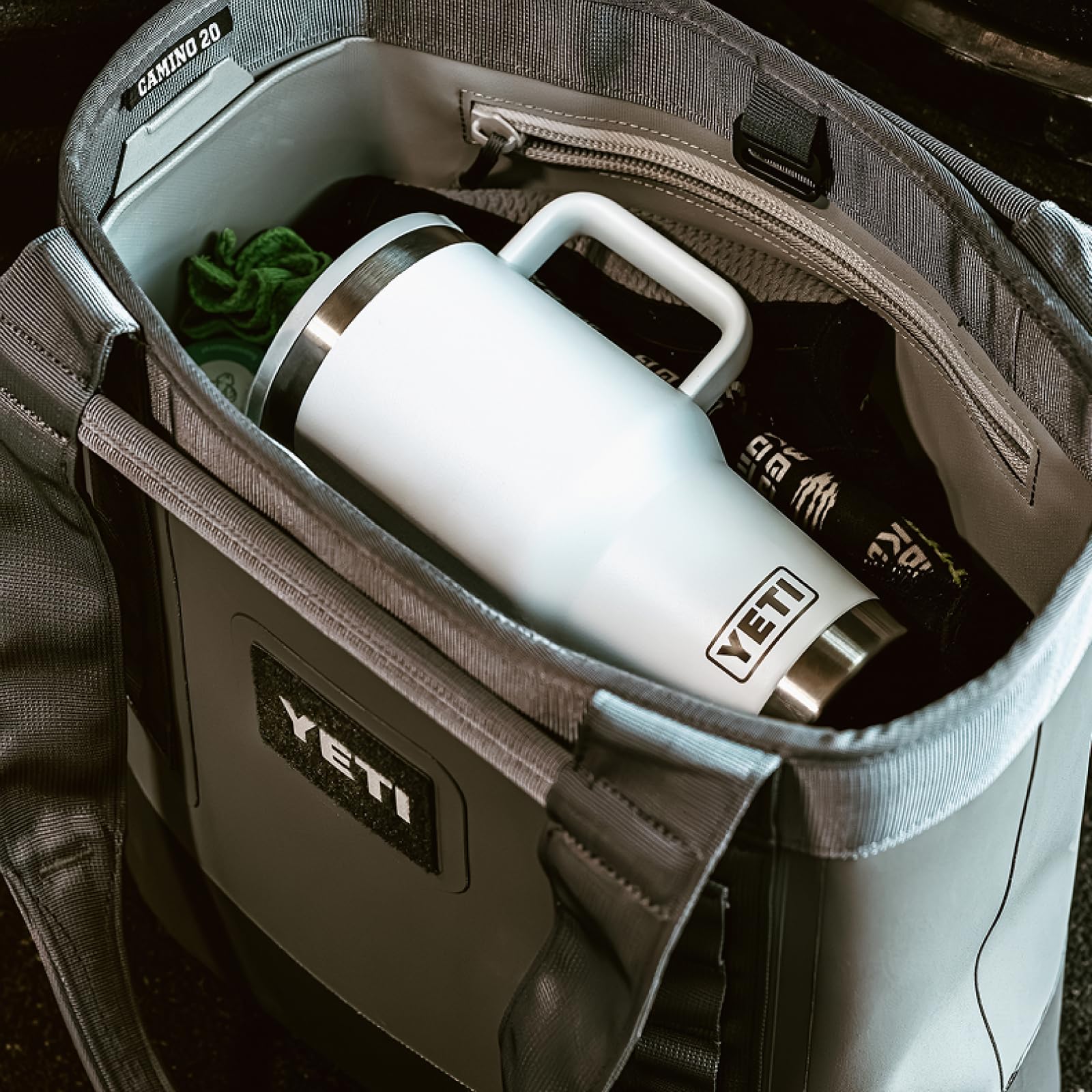 YETI Rambler Gobelet avec couvercle à paille, blanc, 591 ml