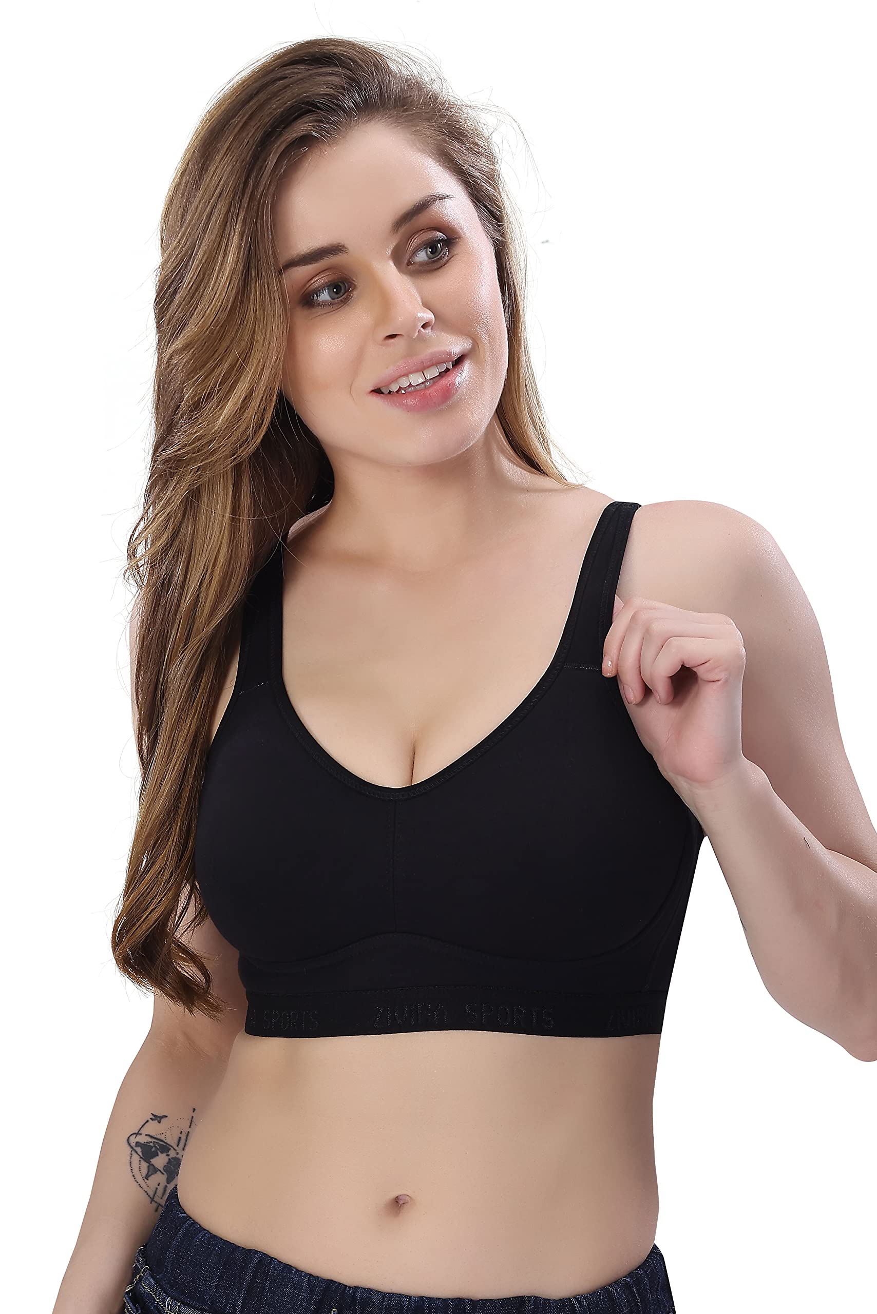 Buy Zivira Seamless Cups - Thin Padding - Brad Strap T-Shirt Bra