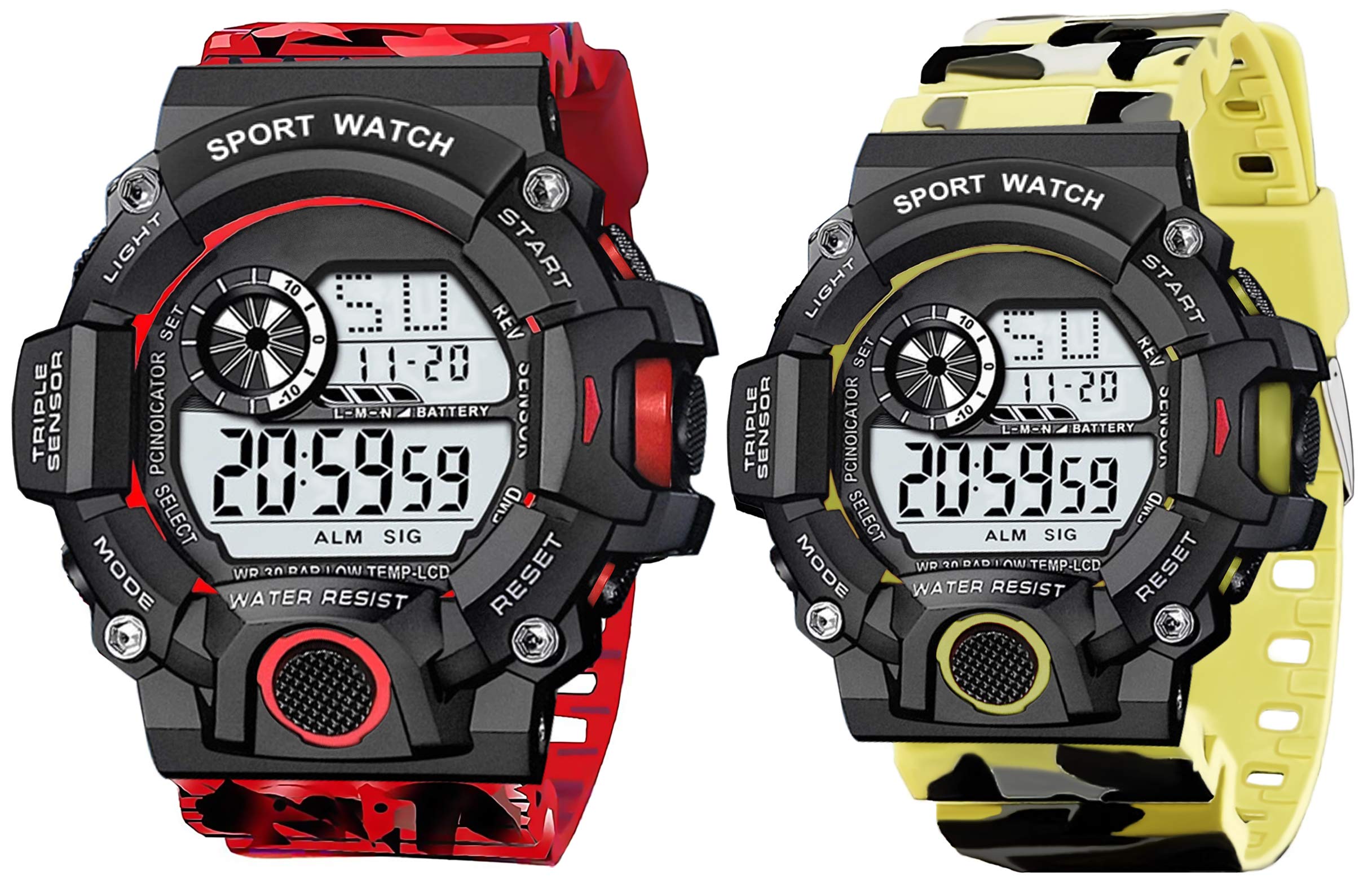 IIK COLLECTION Digital Dial with Day, Date, Alarm, Backlight with Army Design Strap Sports Mens & Boys Watch (B09X1RL8RR) Amazon Price History, Amazon Price Tracker