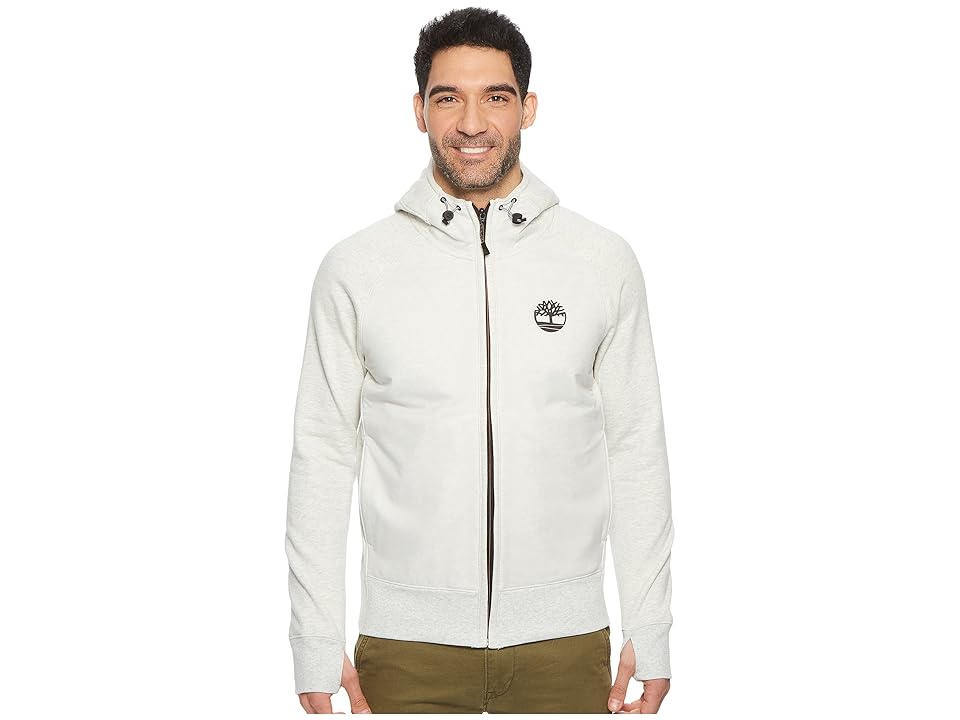 

Timberland Weir River Full Zip Mixed Media Hoodie (Micro Chip Heather) Men's Sweatshirt