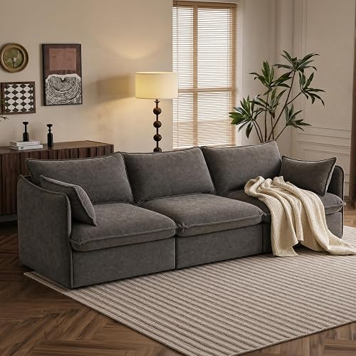 Cloud Modular Sofa, Oversized Deep Seat Comfort, Luxe Chenille