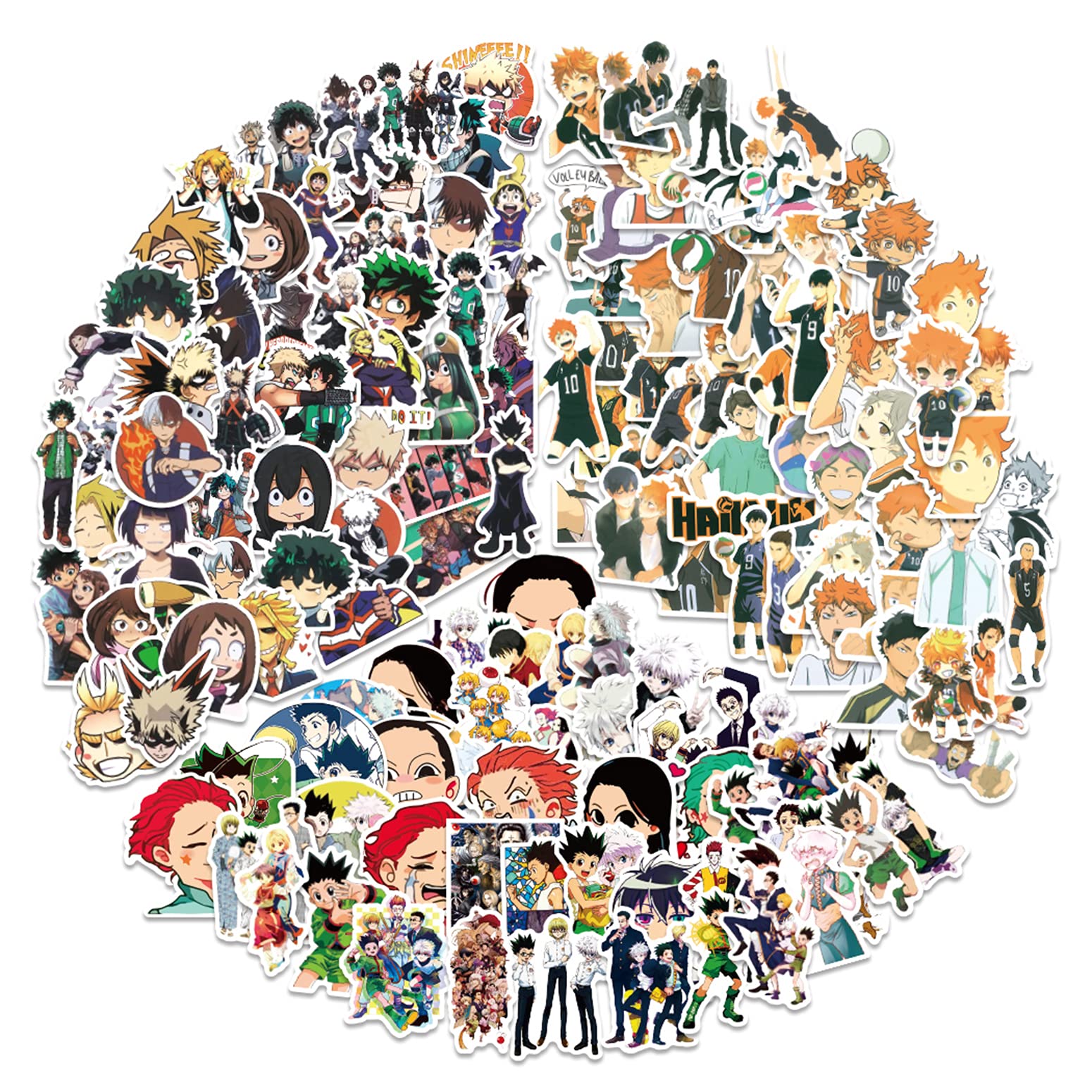 Buy Dheckbluesky Anime Stickers 150pcs My Hero Academia Stickers, Hunter x Hunter Stickers