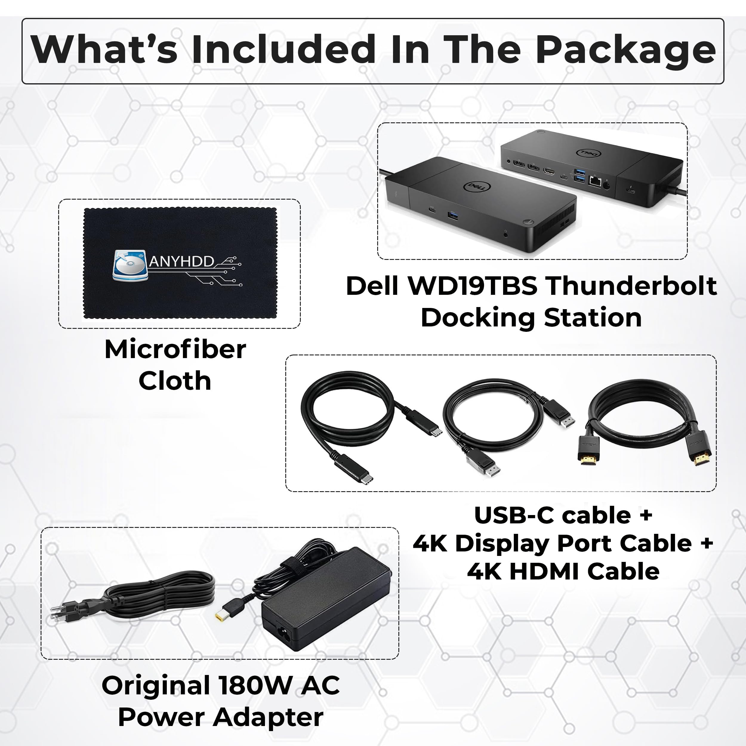 Dell ドッキングステーション WD19TBS Amazon.com: Dell Thunderbolt Dock- 130w Power Delivery