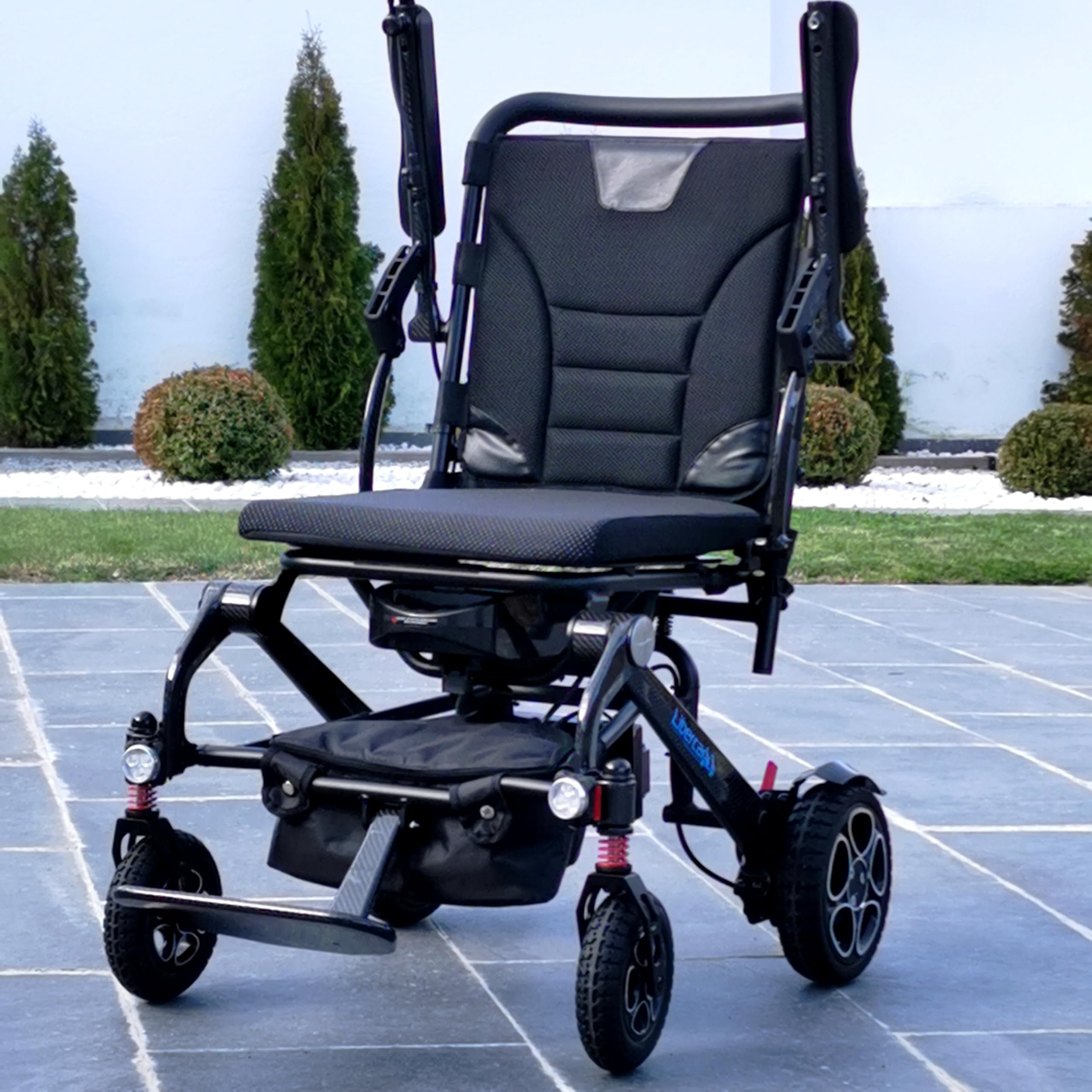 Silla de ruedas eléctrica Alma de fibra de carbono