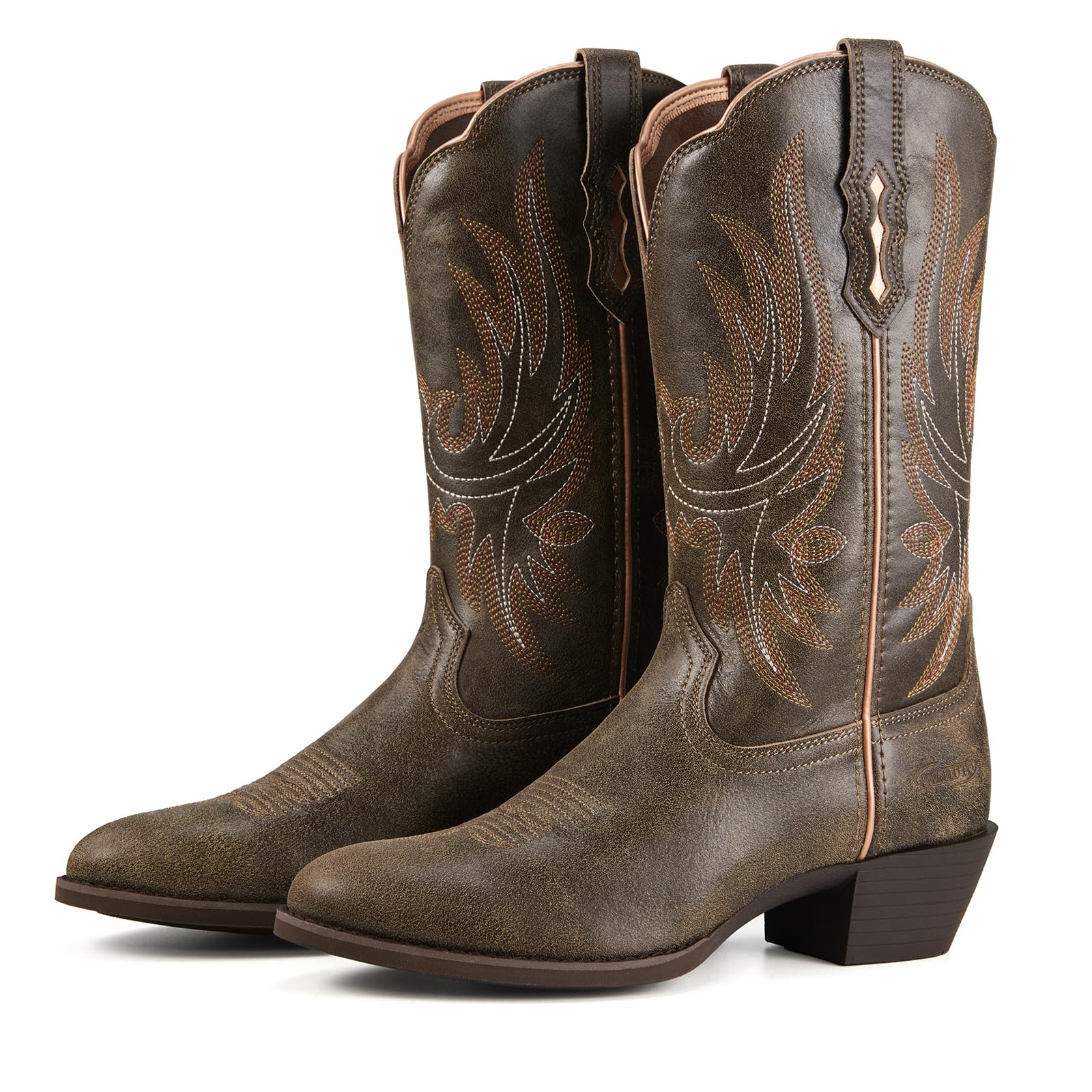 Palitutu Genuine Leather Wide Calf