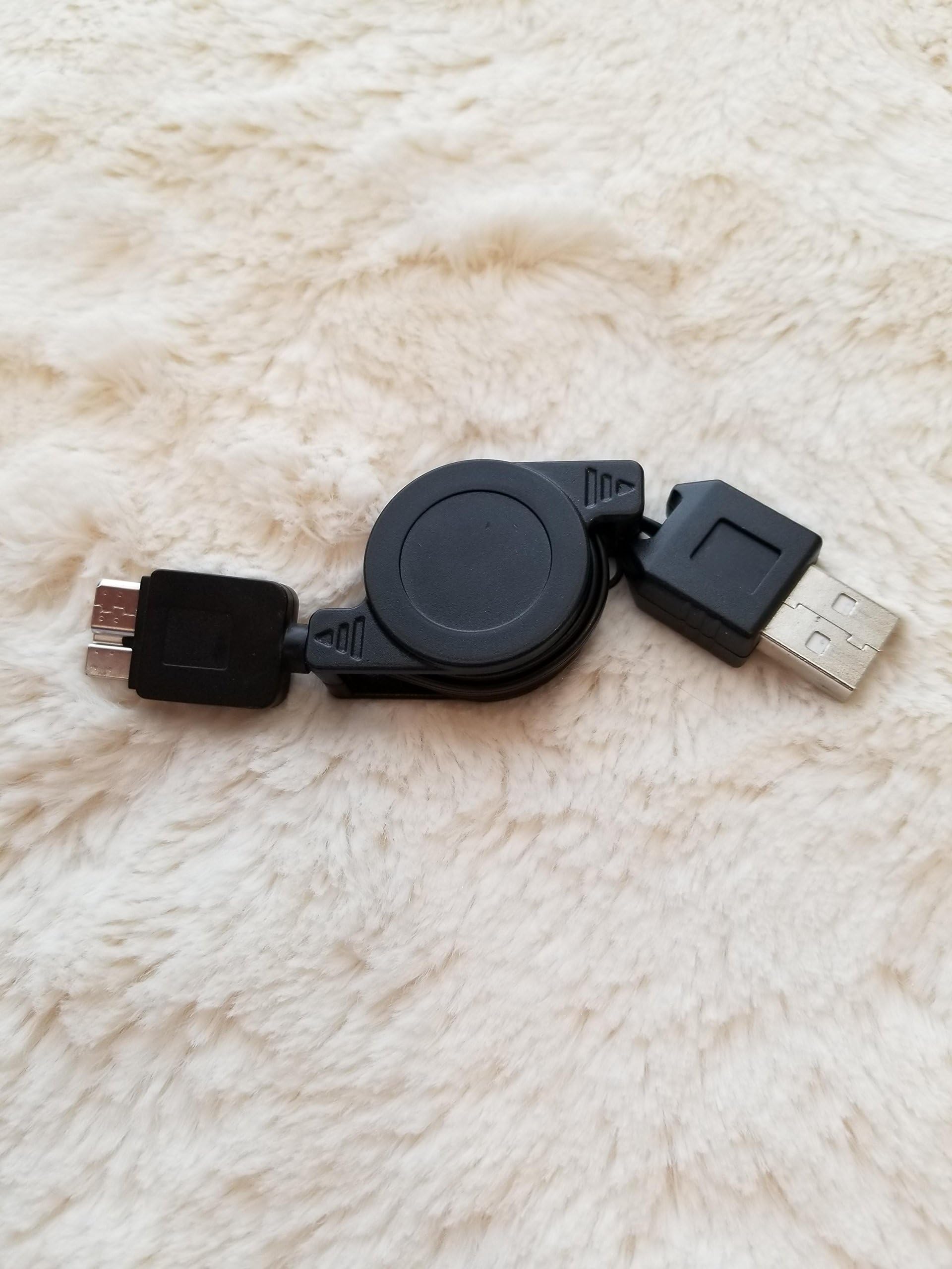 Generic Black Retractable Galaxy Note 3 N9000 S5 i9600 USB 3.0 to USB 2.0 Charge And Sync Connector Cable